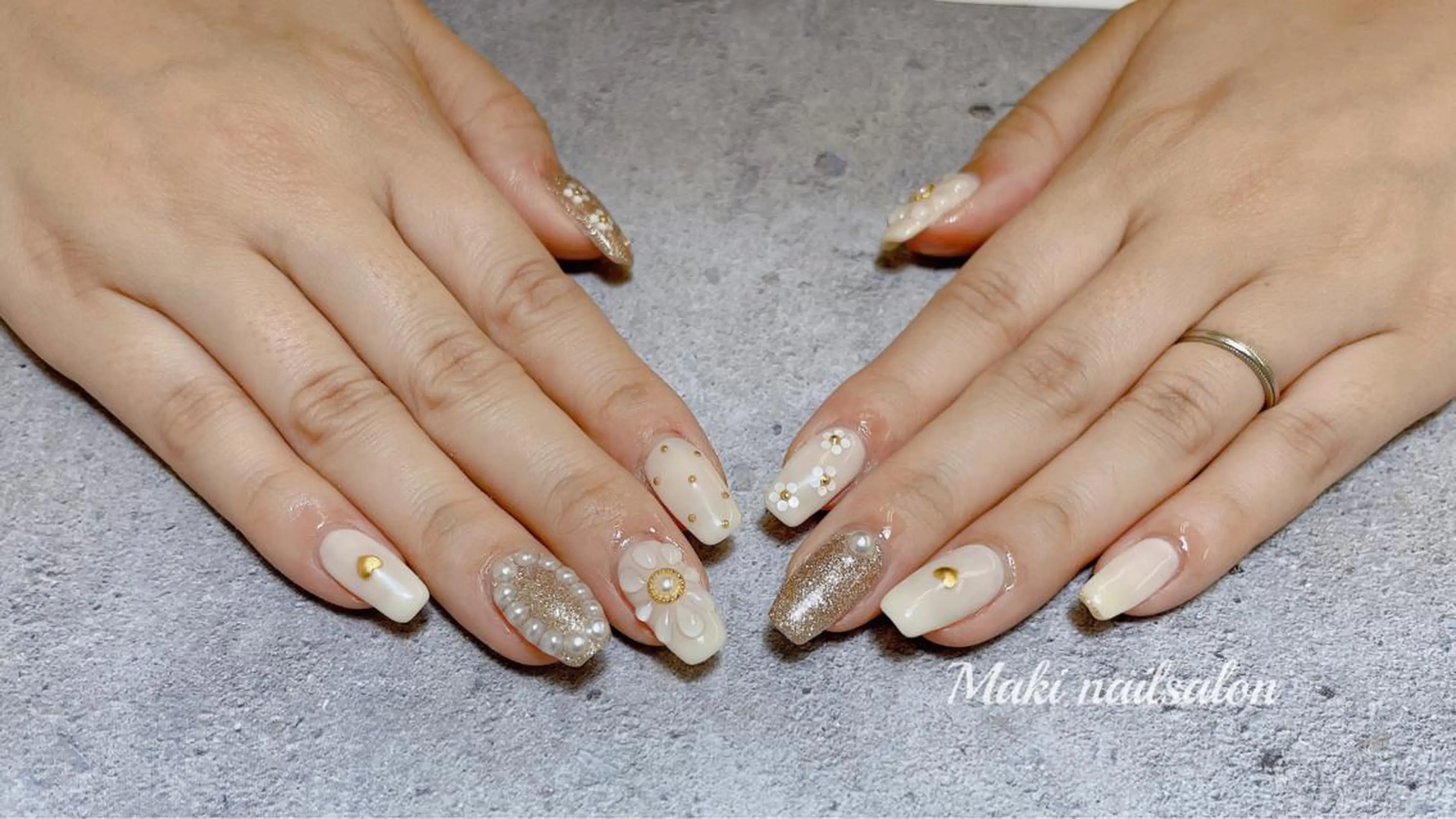 ネイル ハンドネイル マキ ネイルサロンのネイルデザイン