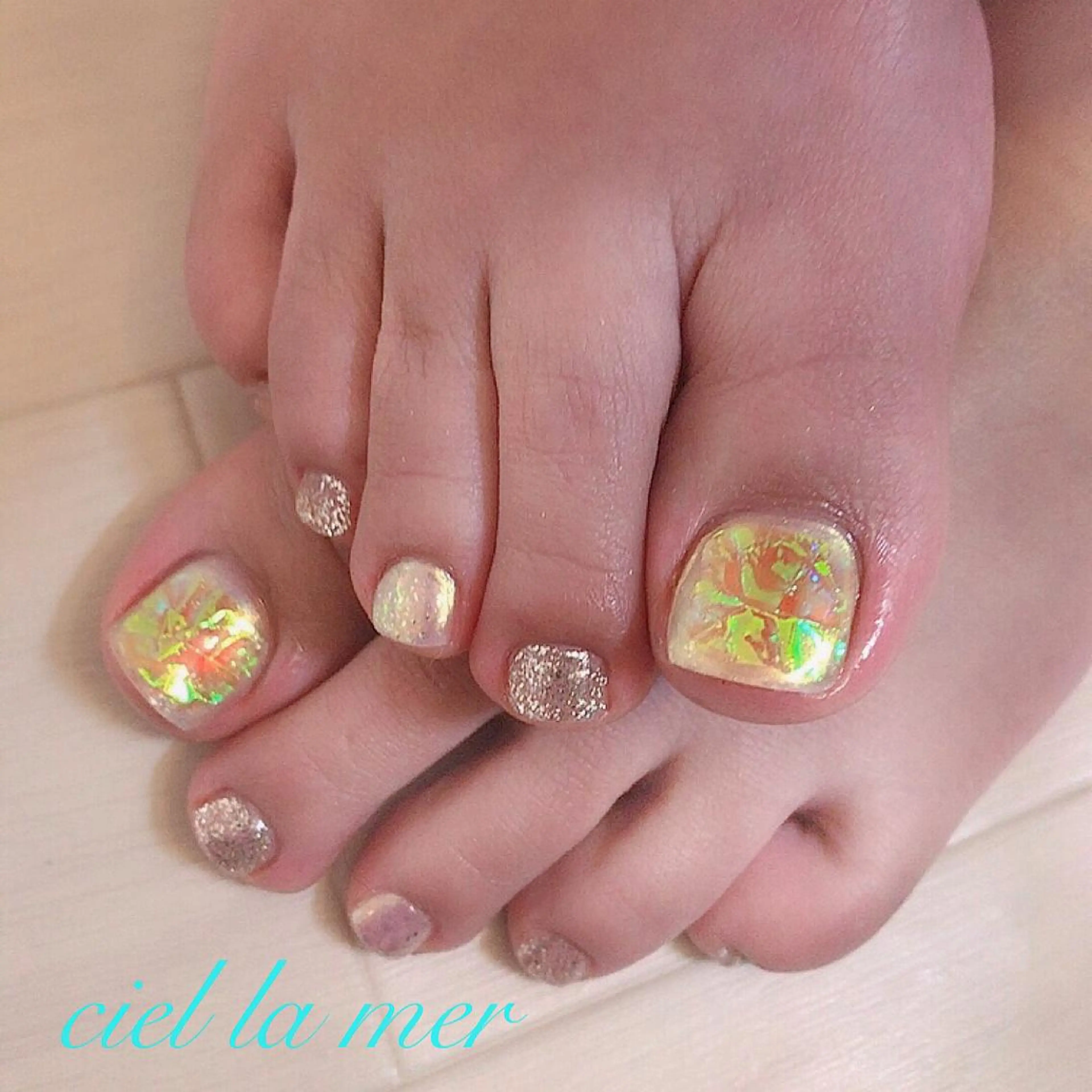 ネイル フットネイル ciel la merのネイルデザイン