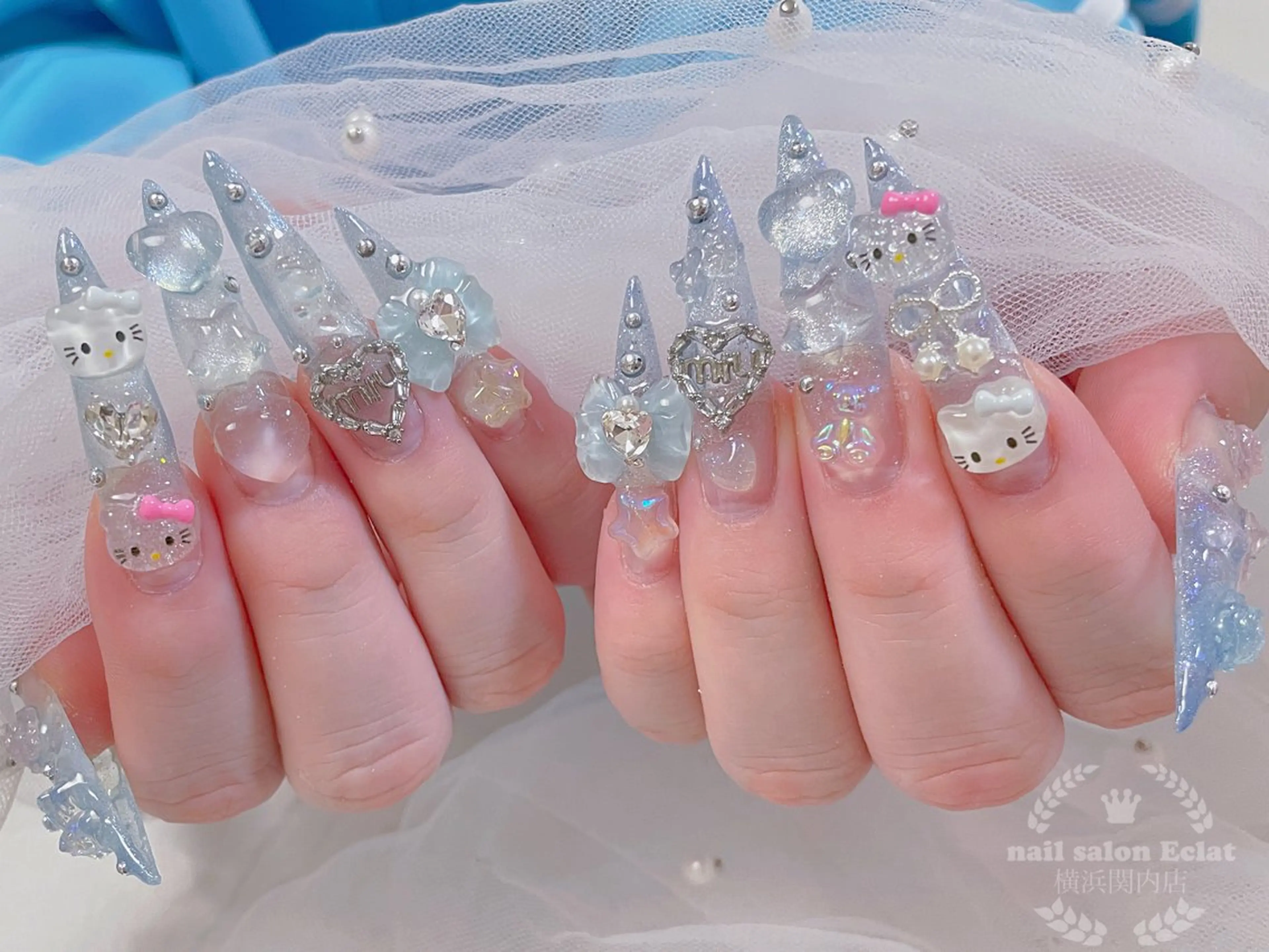 ネイル ハンドネイル ネイルサロンエクラ 🫧Shizukaのネイルデザイン
