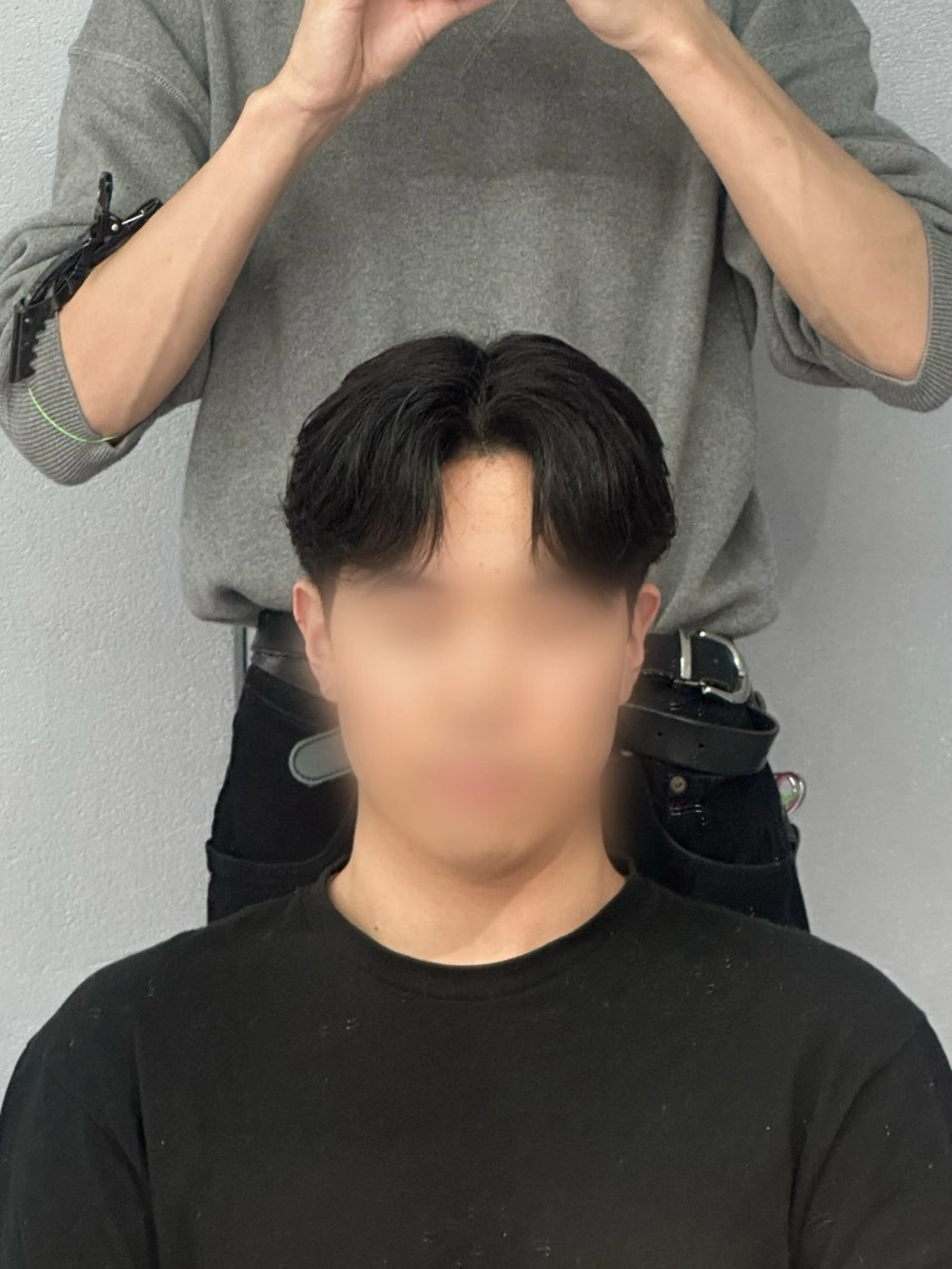 パーマ メンズ ダウンパーマ メンズ韓国風 メンズパーマ カット パーマ 梅田/パーマ/ 韓国メンズヘア/ハタのヘアスタイル