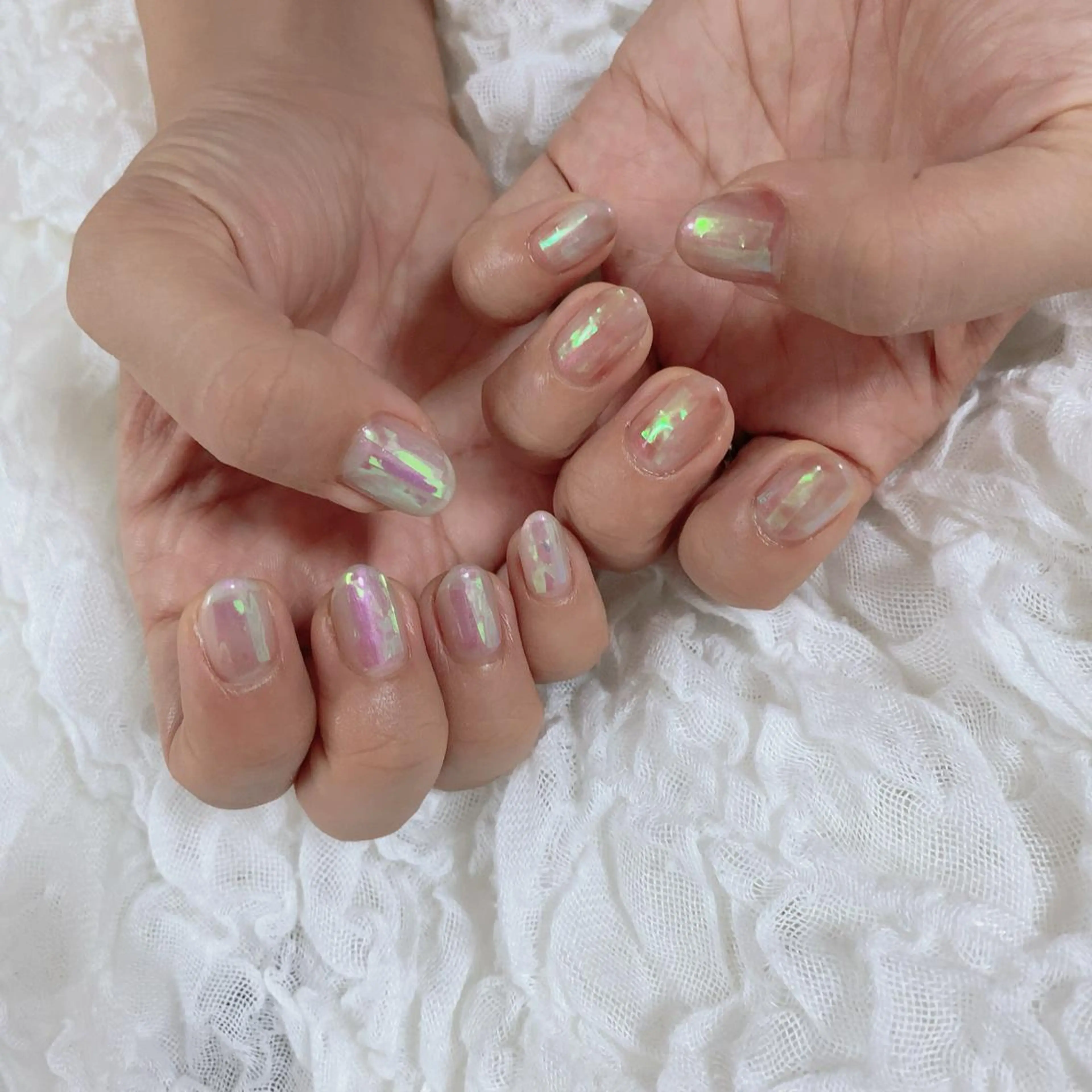 ネイル 氷ネイル・うるうるネイル SOL NAILのネイルデザイン