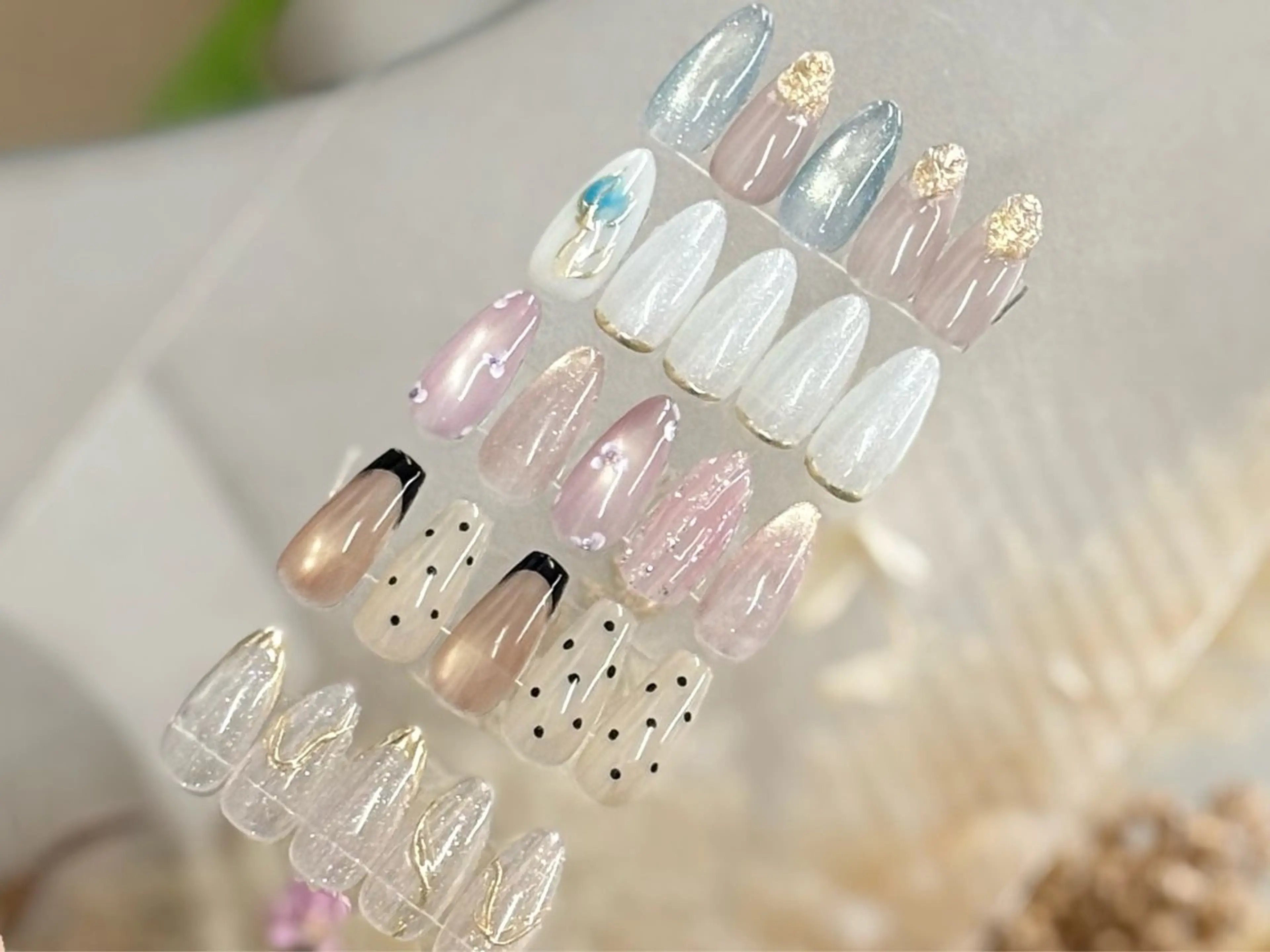 ネイル ニュアンスネイル オフィスネイル シンプルネイル 春ネイル ハンドネイル kaho.  /期間 限定モデル募集のネイルデザイン