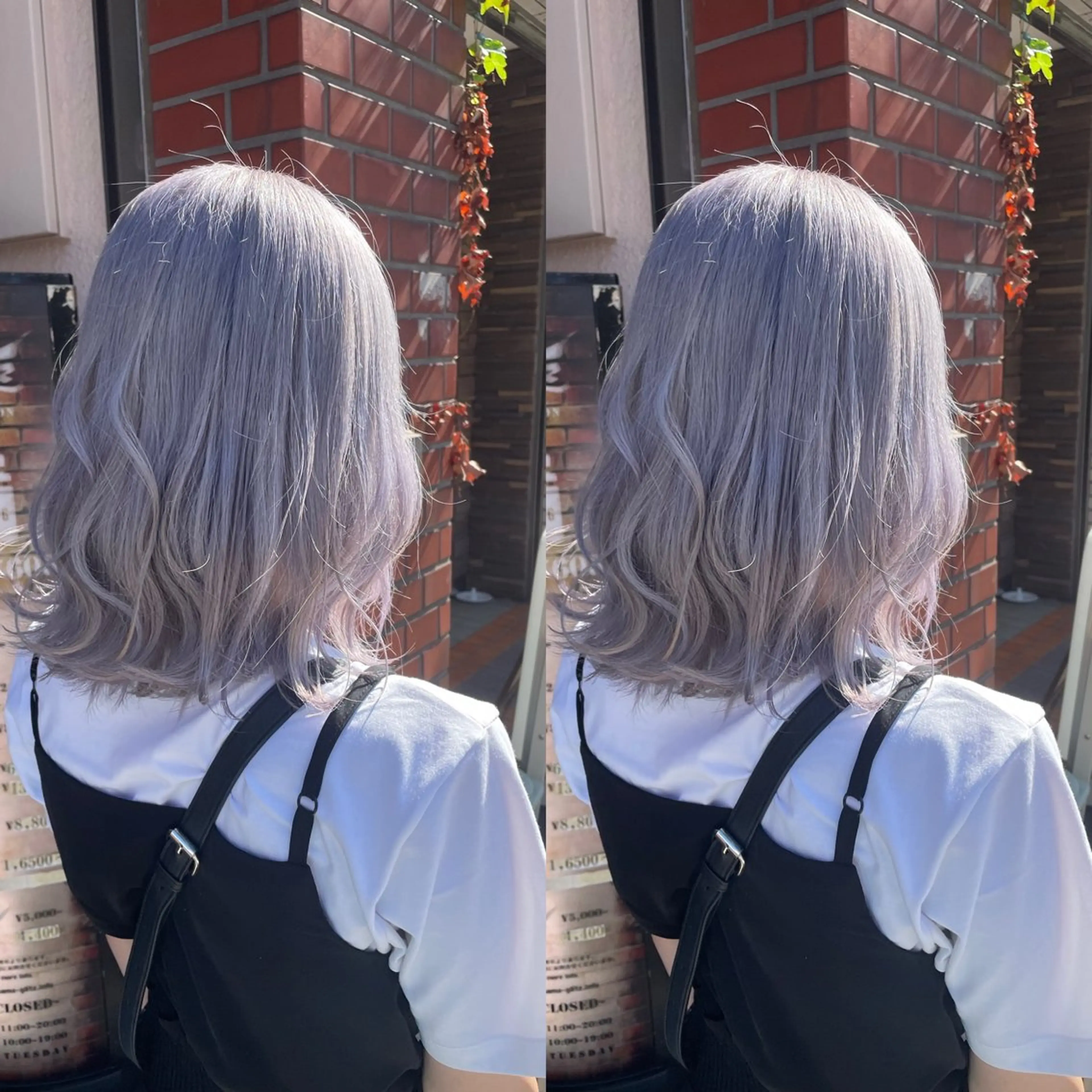 ミディアム 👑派手髪/カット 👑ANRYのヘアスタイル