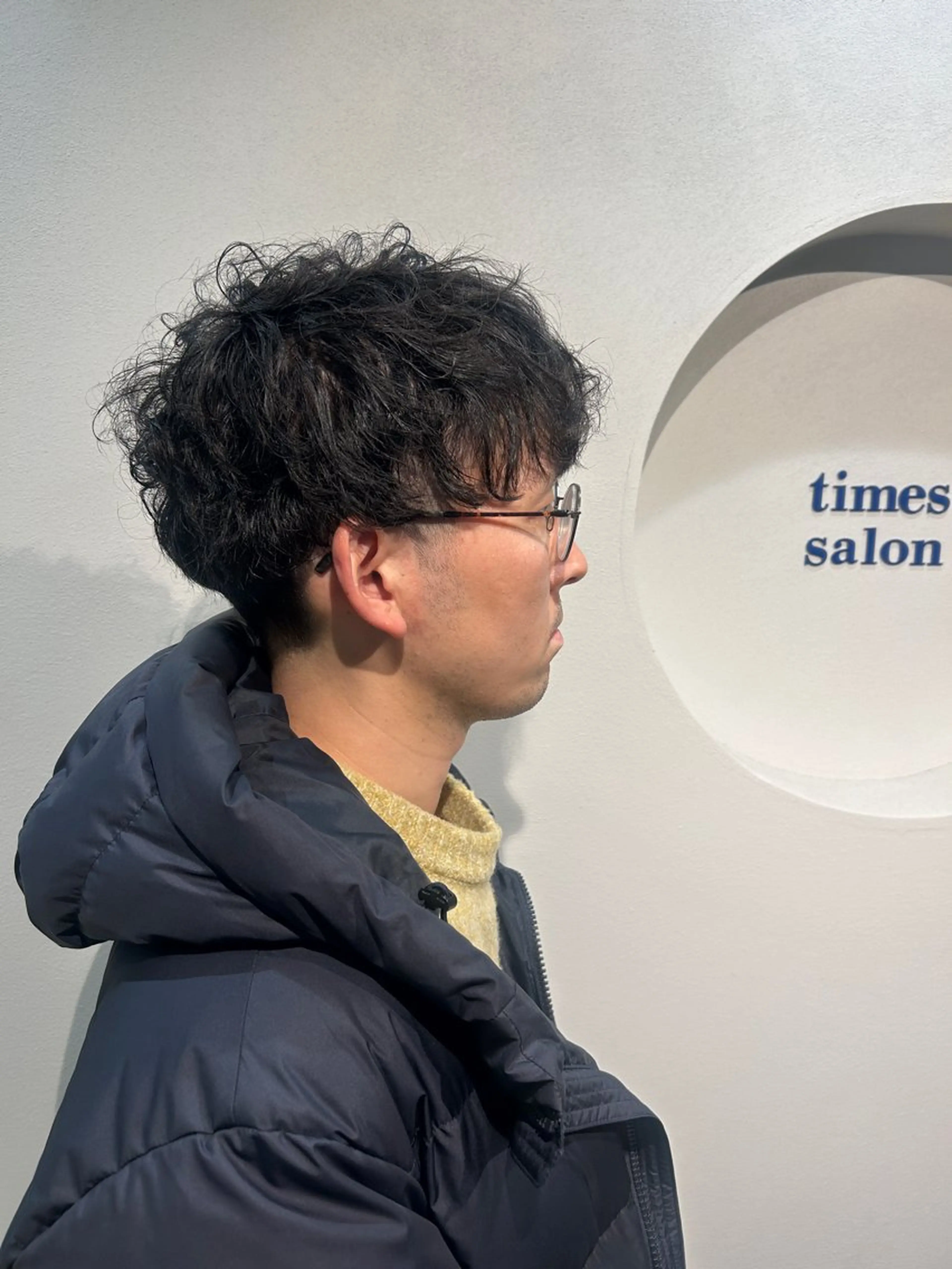 ショート メンズ メンズブリーチ メンズパーマ メンズツイストパーマ メンズウルフカット ケアカラー トリートメント times salon名駅所属・久木原 ゆりのヘアスタイル