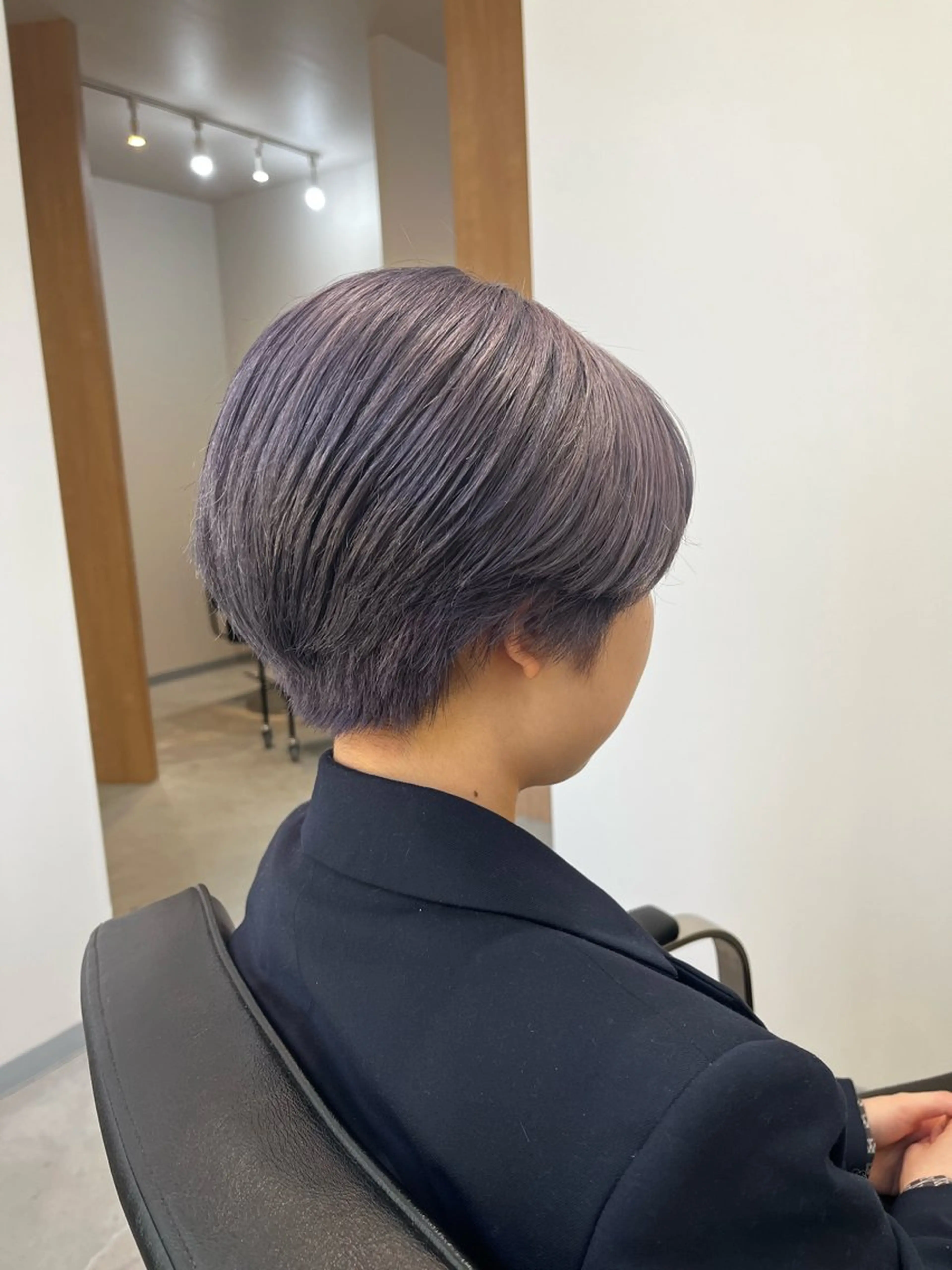 ショート カット ヘアカラー トリートメント omaフクダ 縮毛矯正/艶髪カラーのヘアスタイル