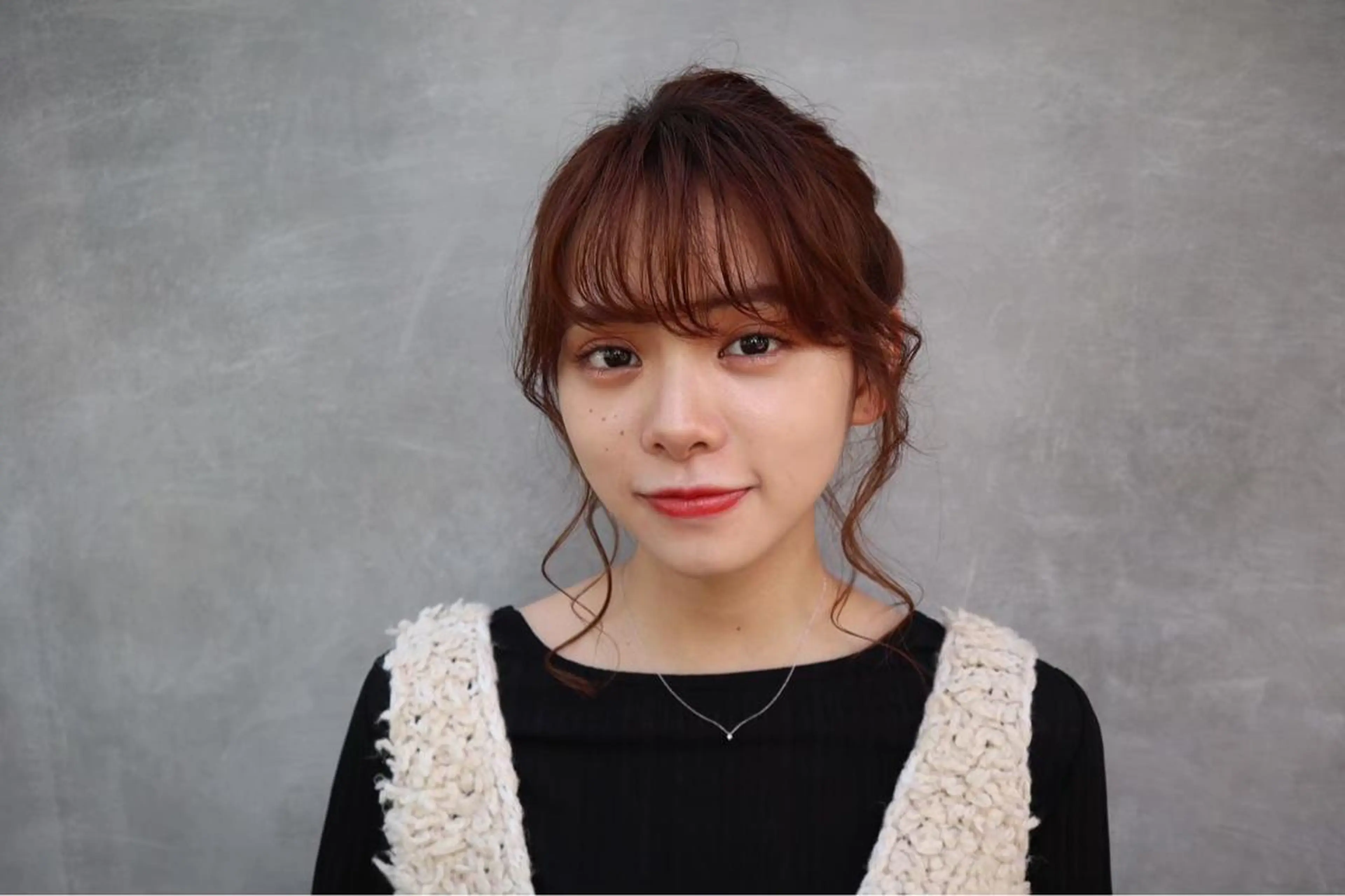 ミディアム ヘアアレンジ 青田 明日海のヘアスタイル