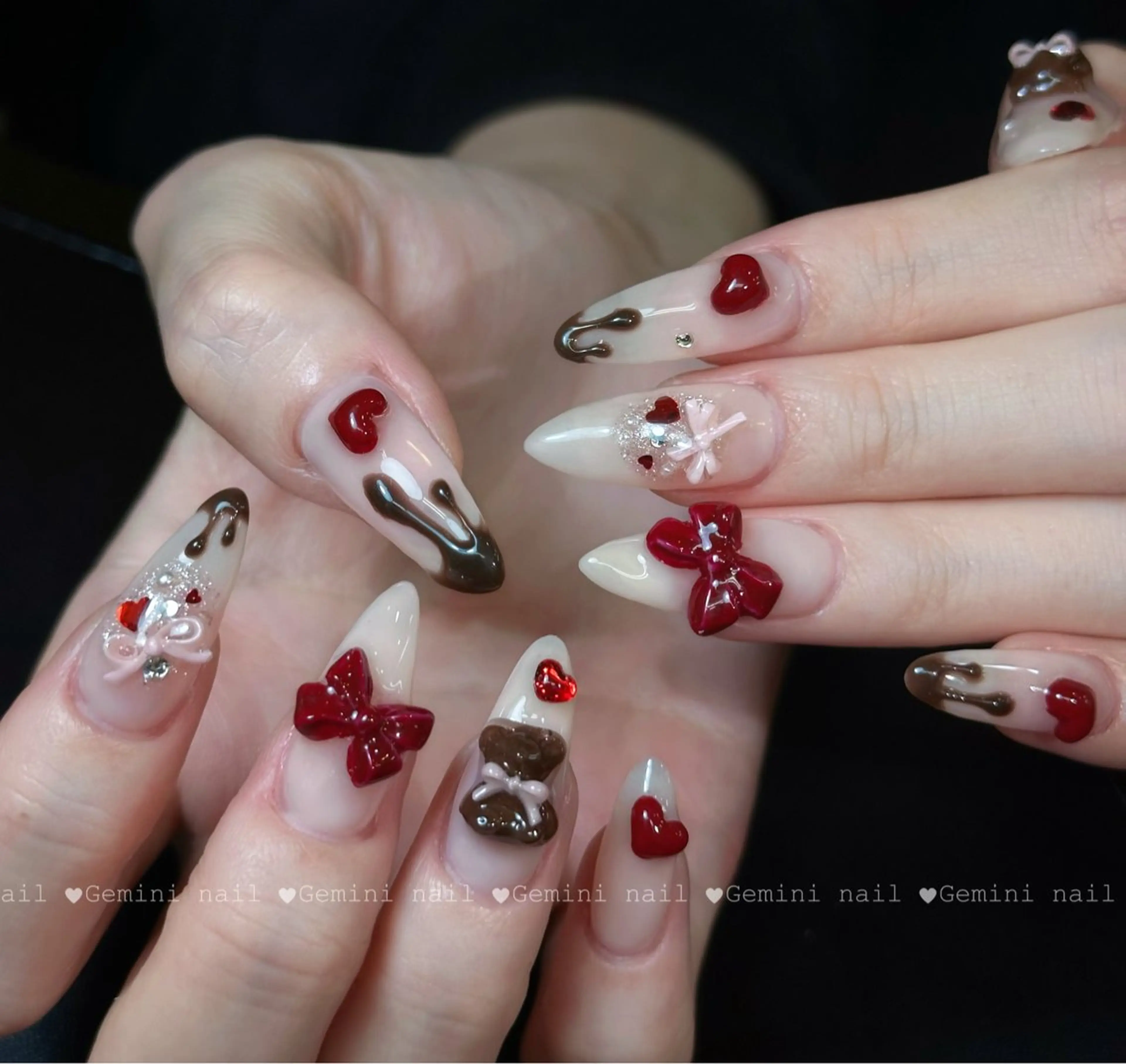 ネイル ハンドネイル Gemini nailのネイルデザイン