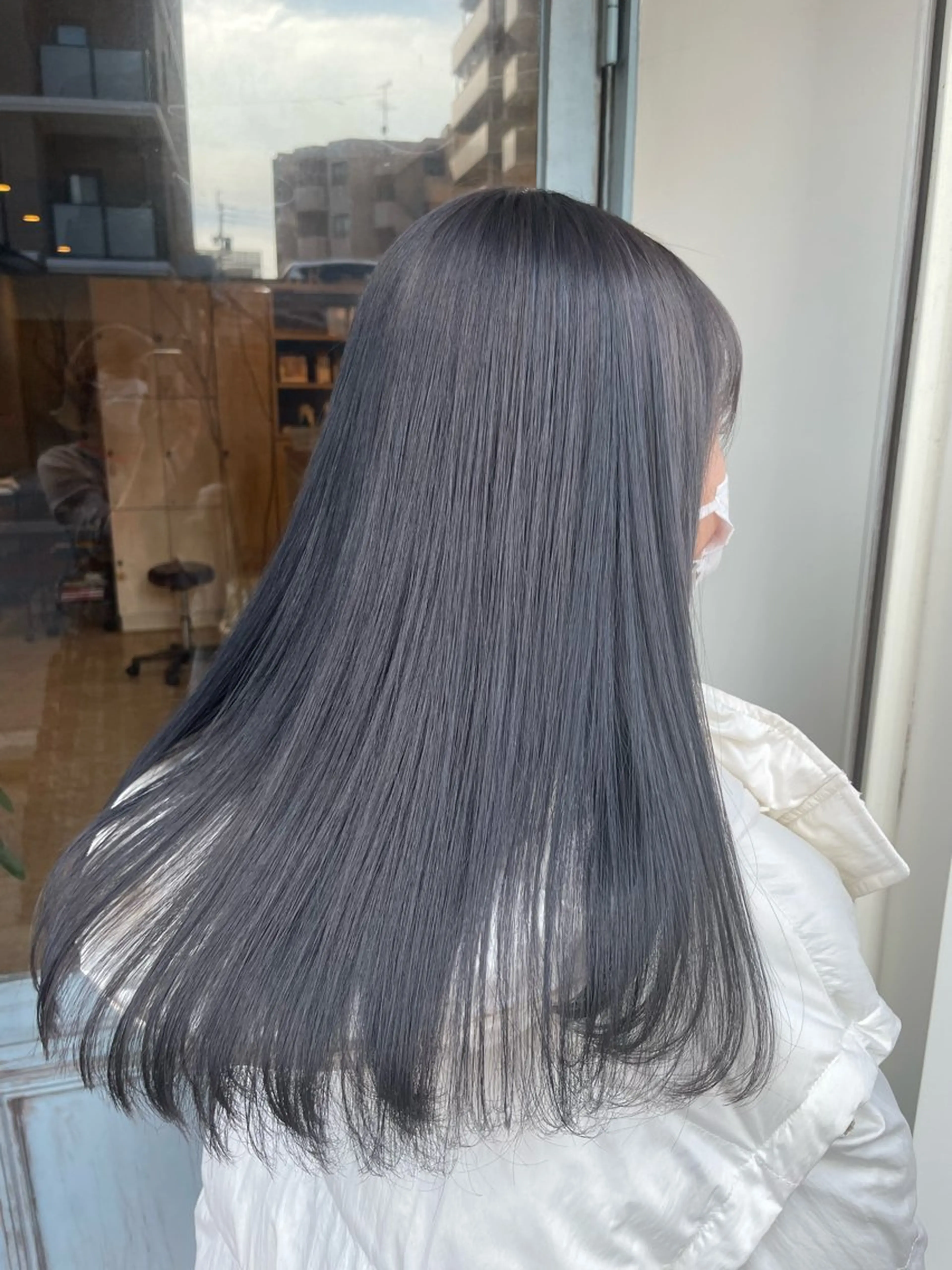 ロング ヘアカラー トリートメント HARE 川崎晴佳のヘアスタイル