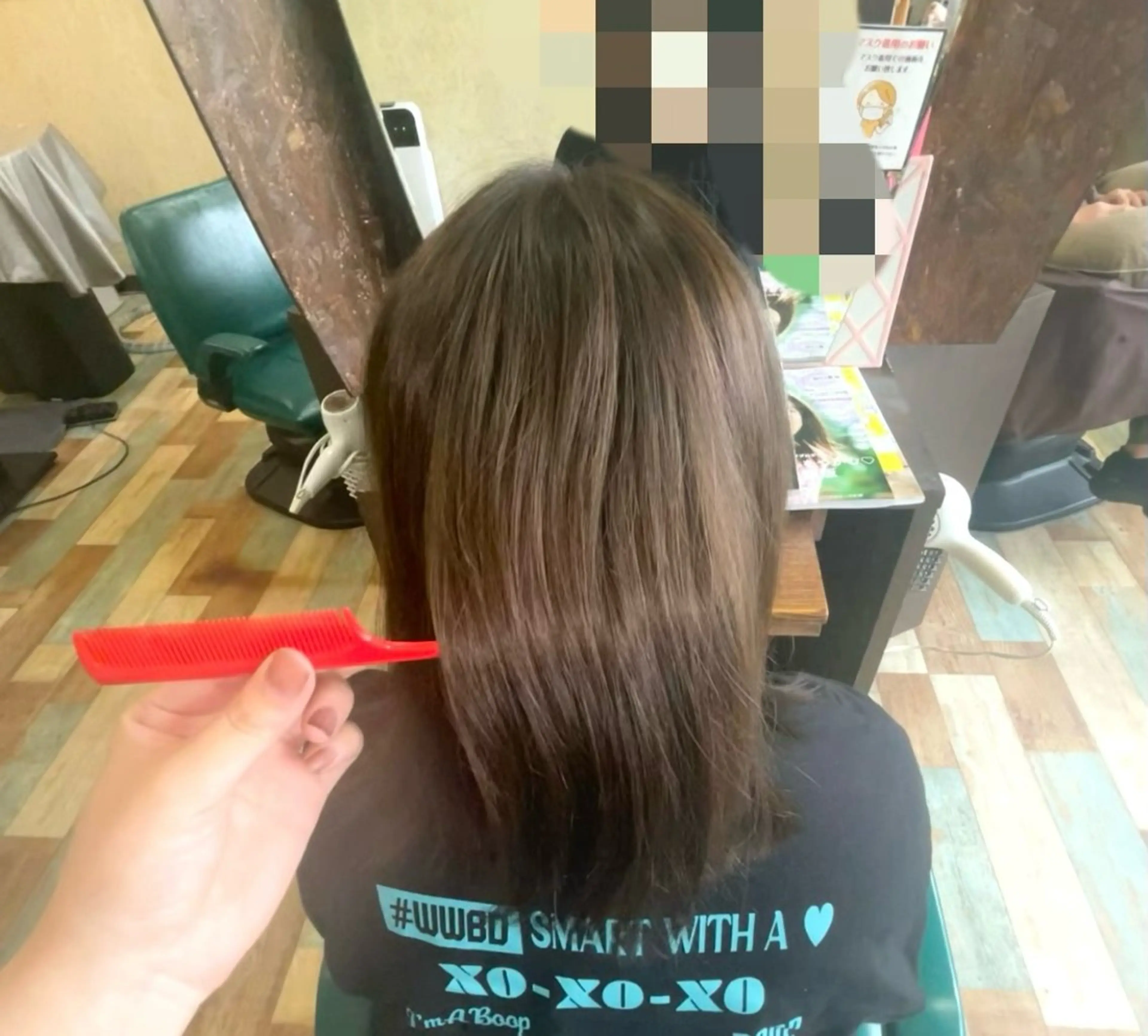 カラー アッシュ アッシュブラウン ブラウンカラー 多田 優香のヘアスタイル