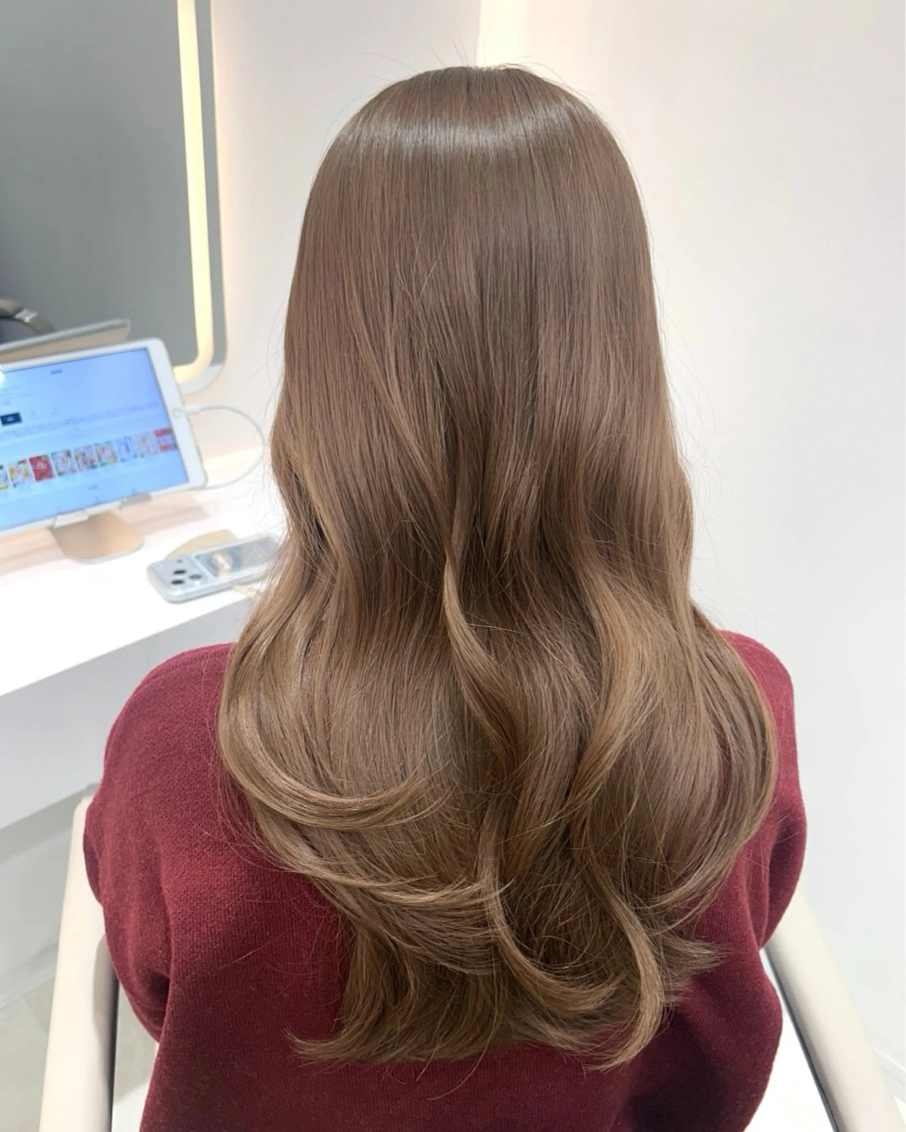 ロング カラー ヘアカラー トリートメント IVE所属・ダブルカラー髪質改善 /Annaのヘアスタイル