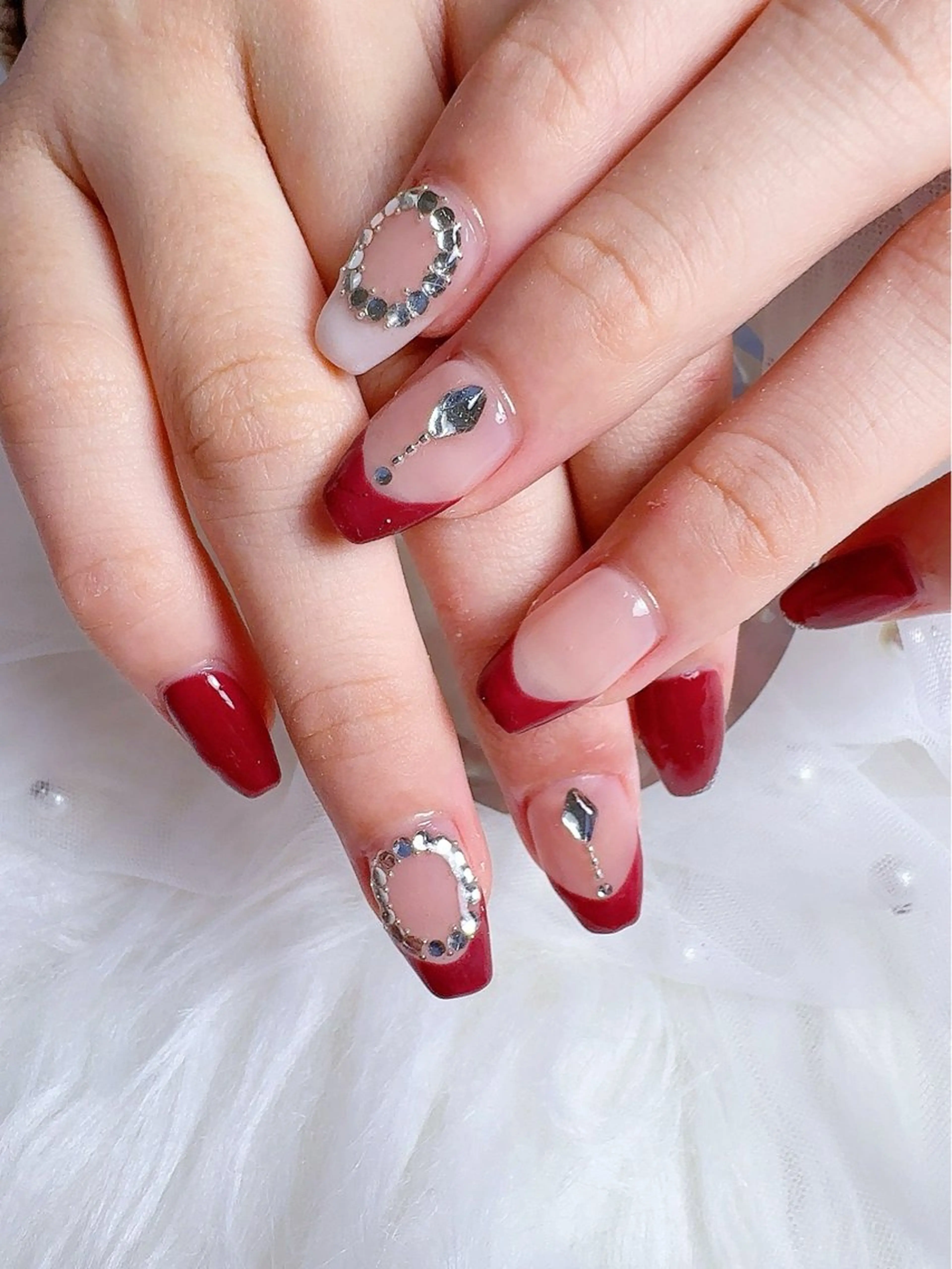 ネイル アートネイル フラッシュネイル フットネイル グラデーション ラメ(グリッター) ハンドネイル BABY  BREATH所属・y natsumiのネイルデザイン