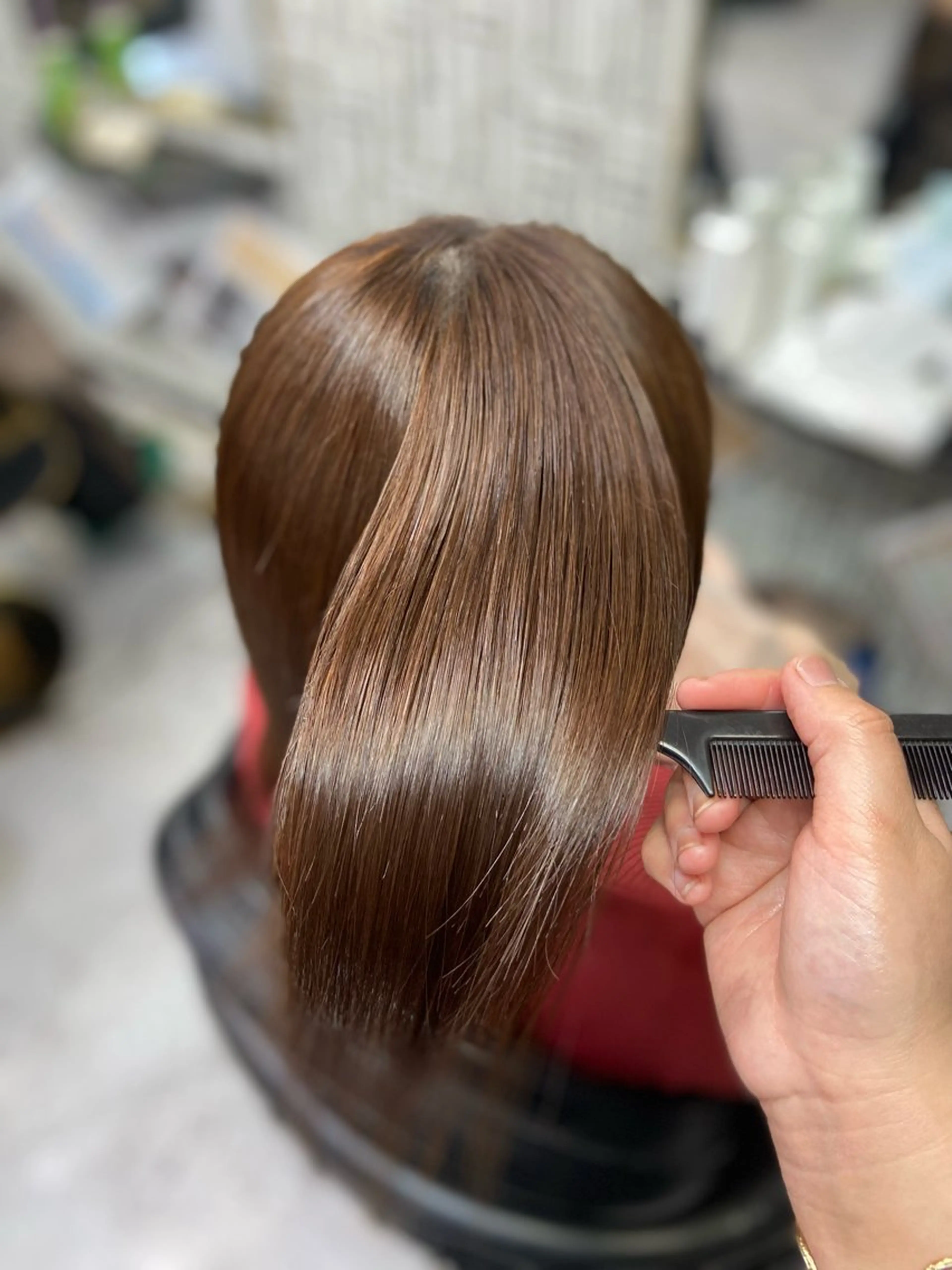 セミロング 髪質改善 瀧下 唯のヘアスタイル