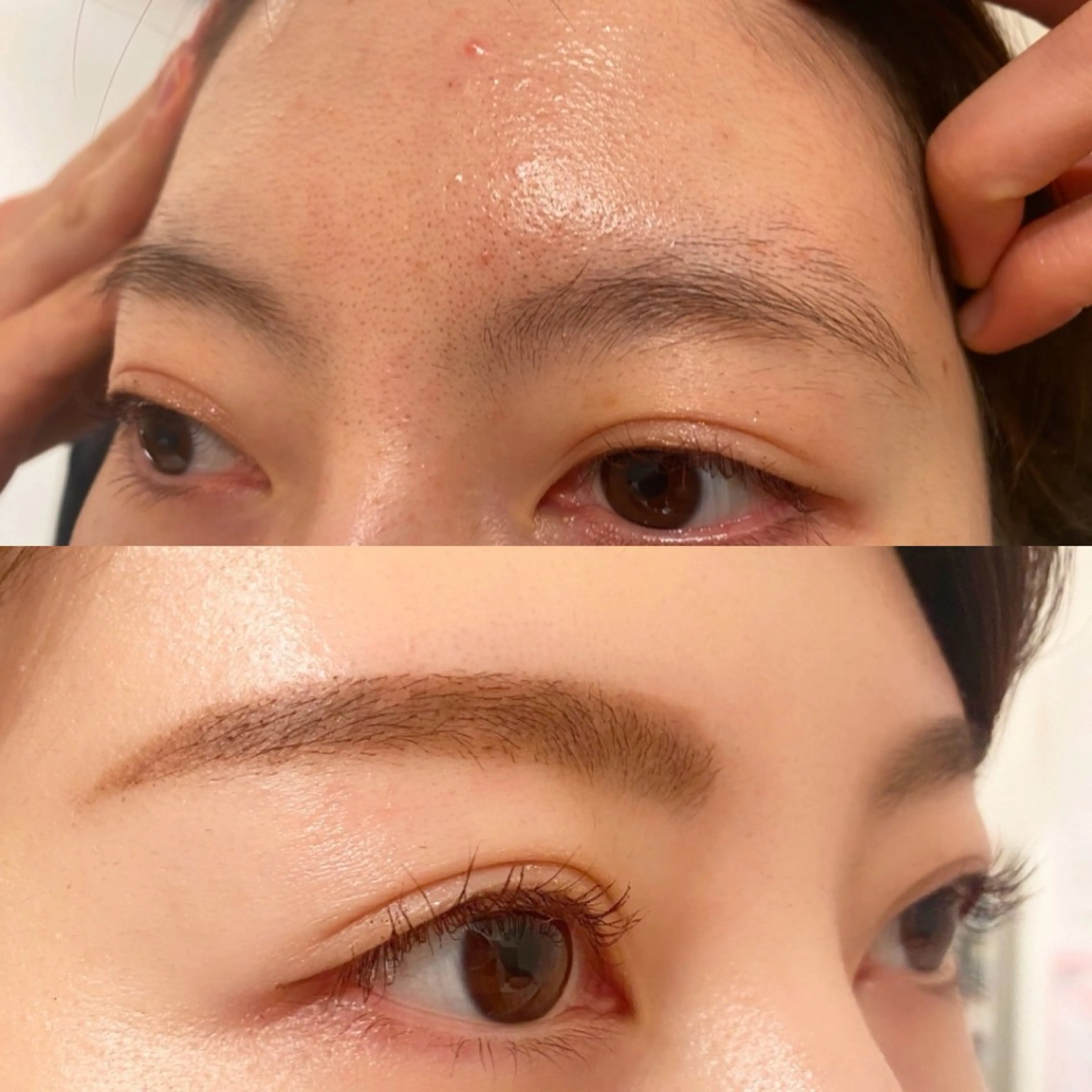 アイブロウ 眉毛ワックス脱毛 ワックス脱毛 眉カット un eyelash mikiのマツエク・マツパデザイン