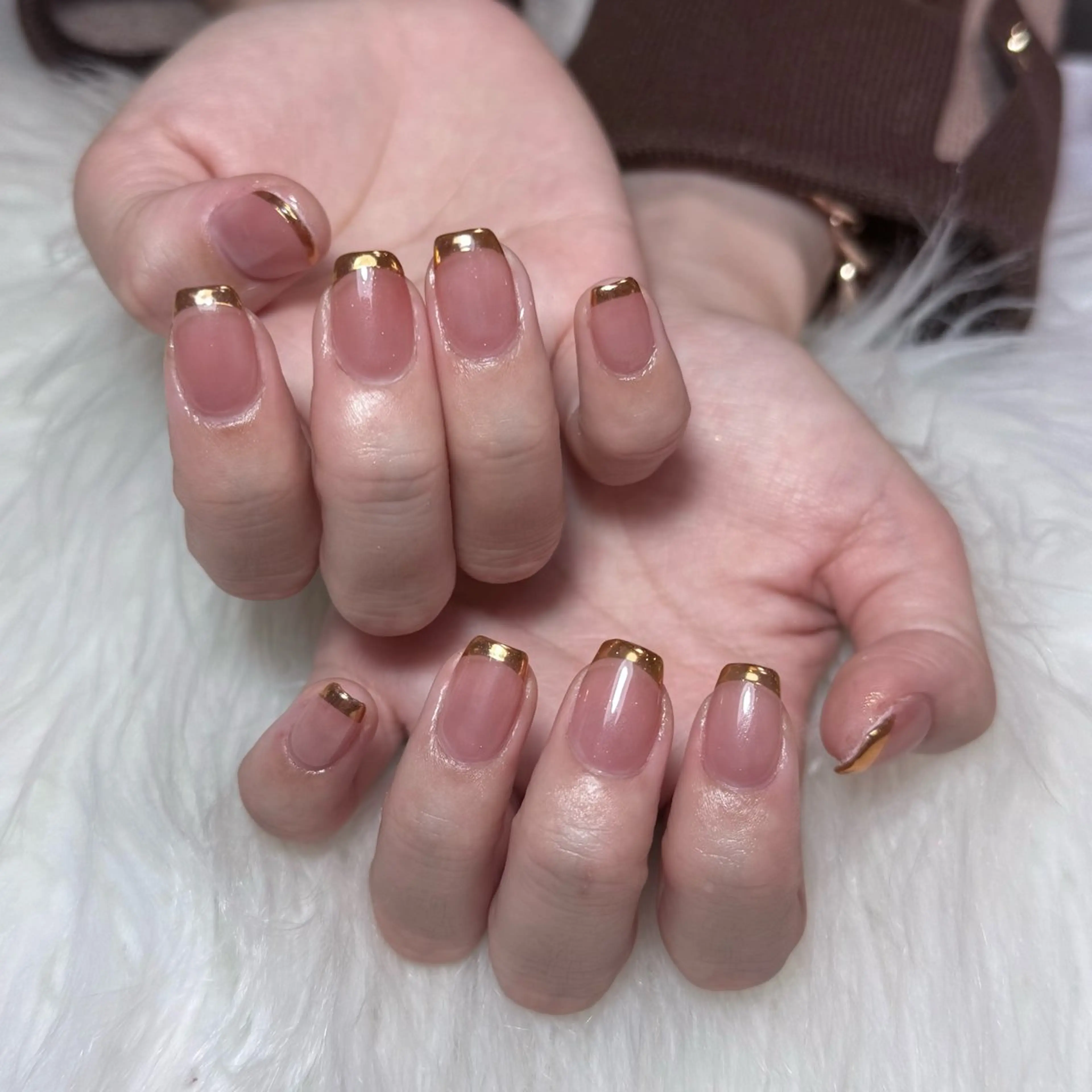 ネイル フレンチネイル ミラーネイル 西野 カナのネイルデザイン