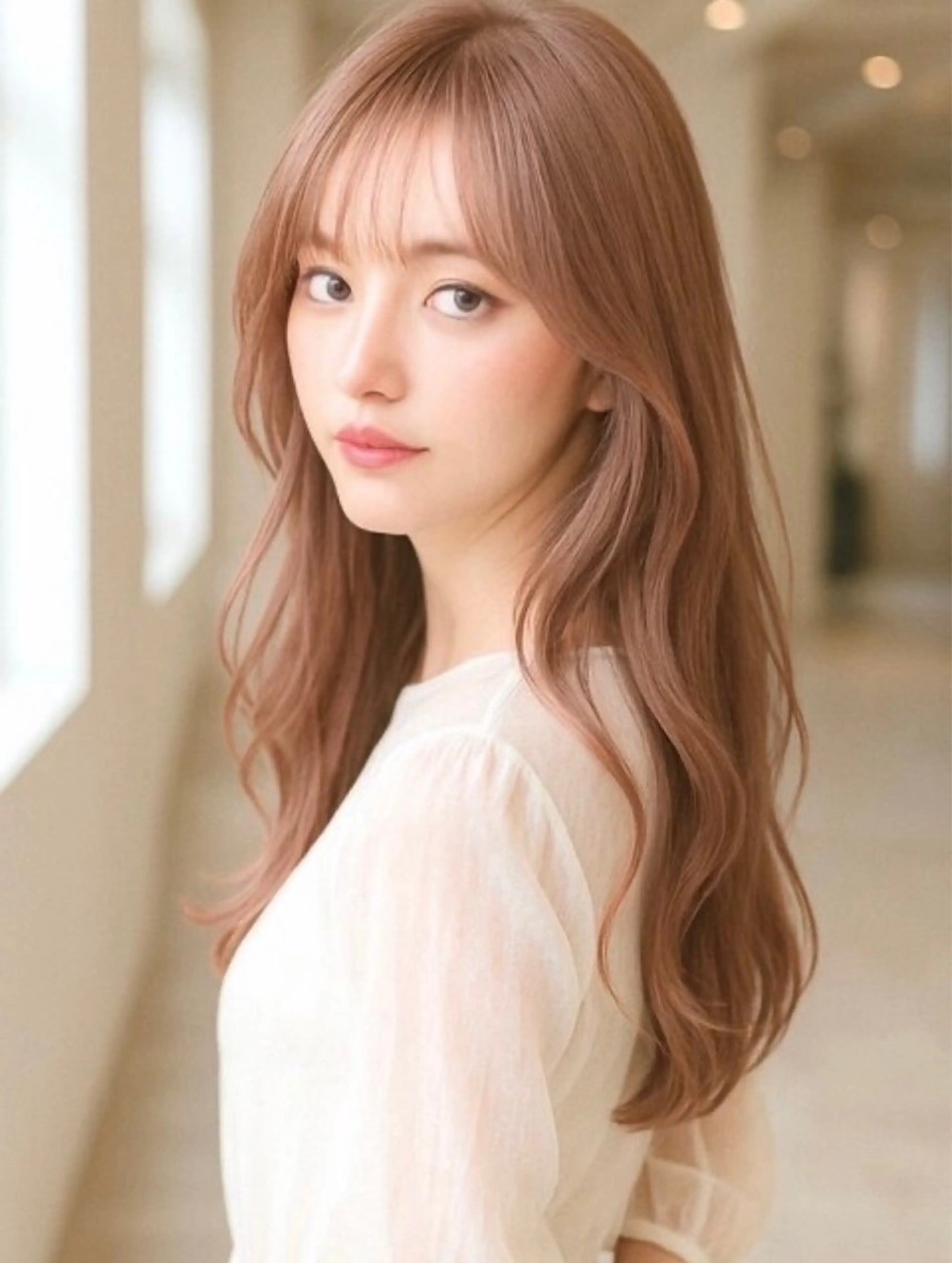 ロング カラー 鈴木 颯人のヘアスタイル