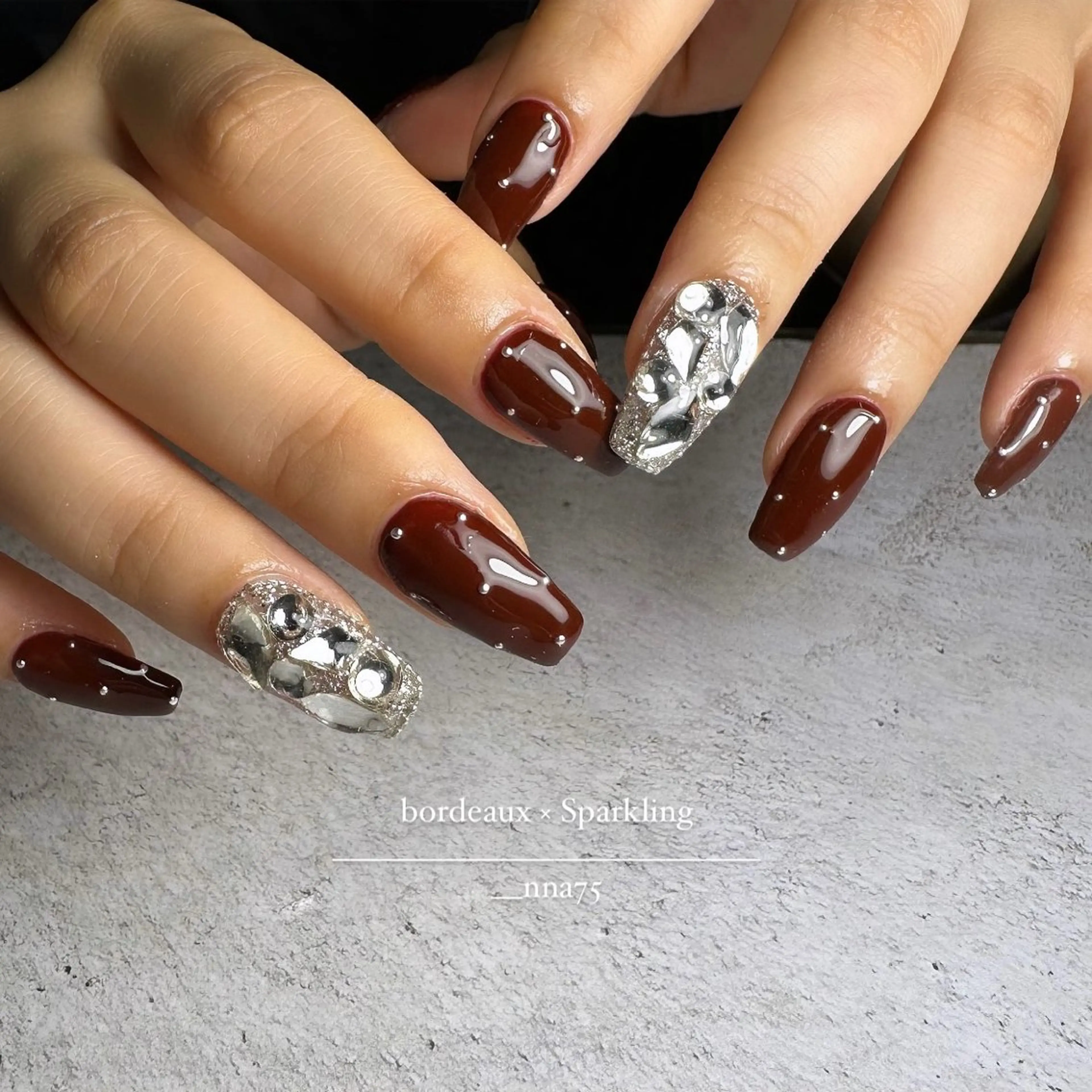 ネイル ハンドネイル GRANDE OSU Anna 🧸💛のネイルデザイン