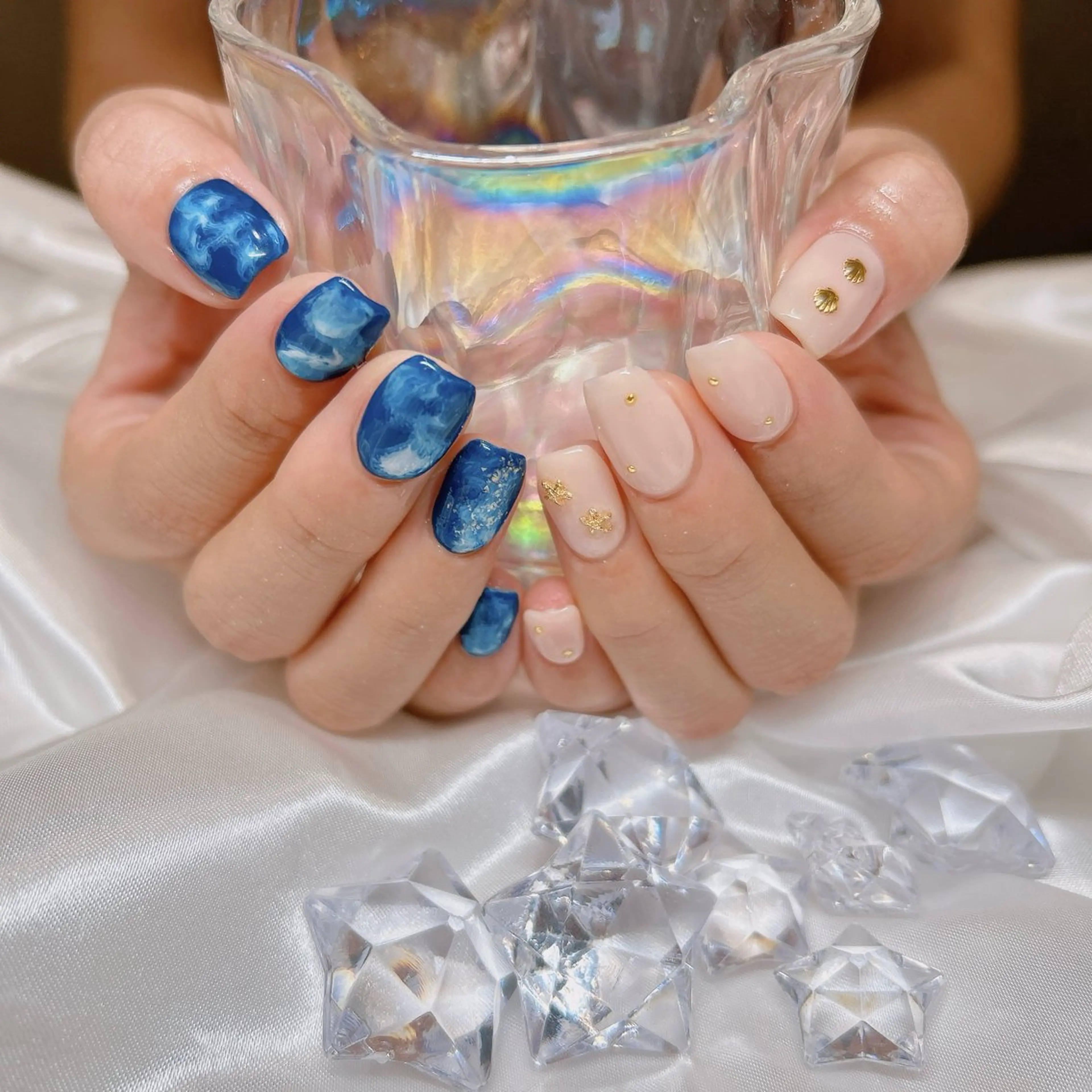 ネイル ニュアンスネイル ハンドネイル junna のぞいてねのネイルデザイン