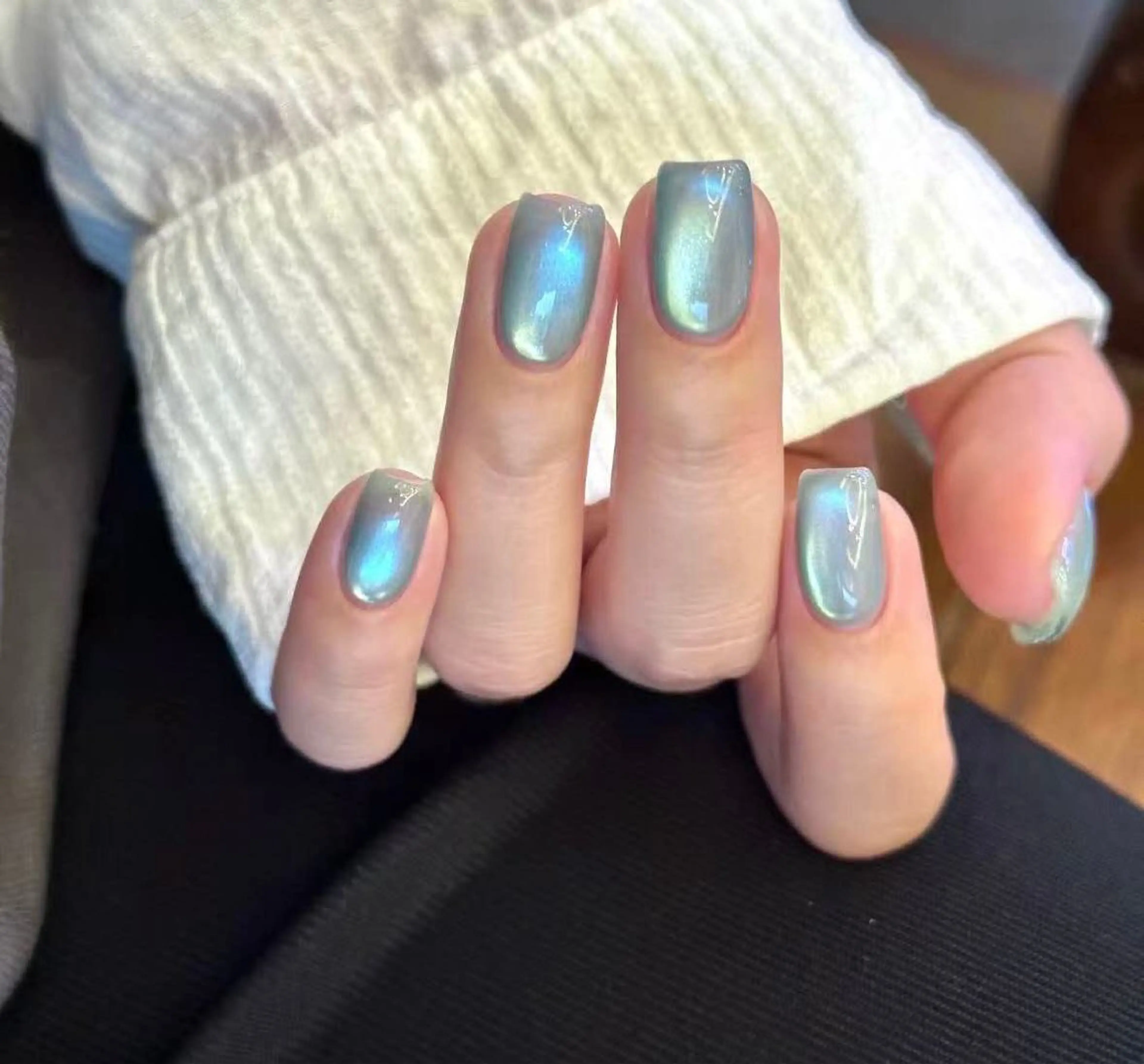 ネイル オーロラネイル フラワーネイル フットネイル フレンチネイル ジェルネイル ハンドネイル BabyYouMi ねねのネイルデザイン