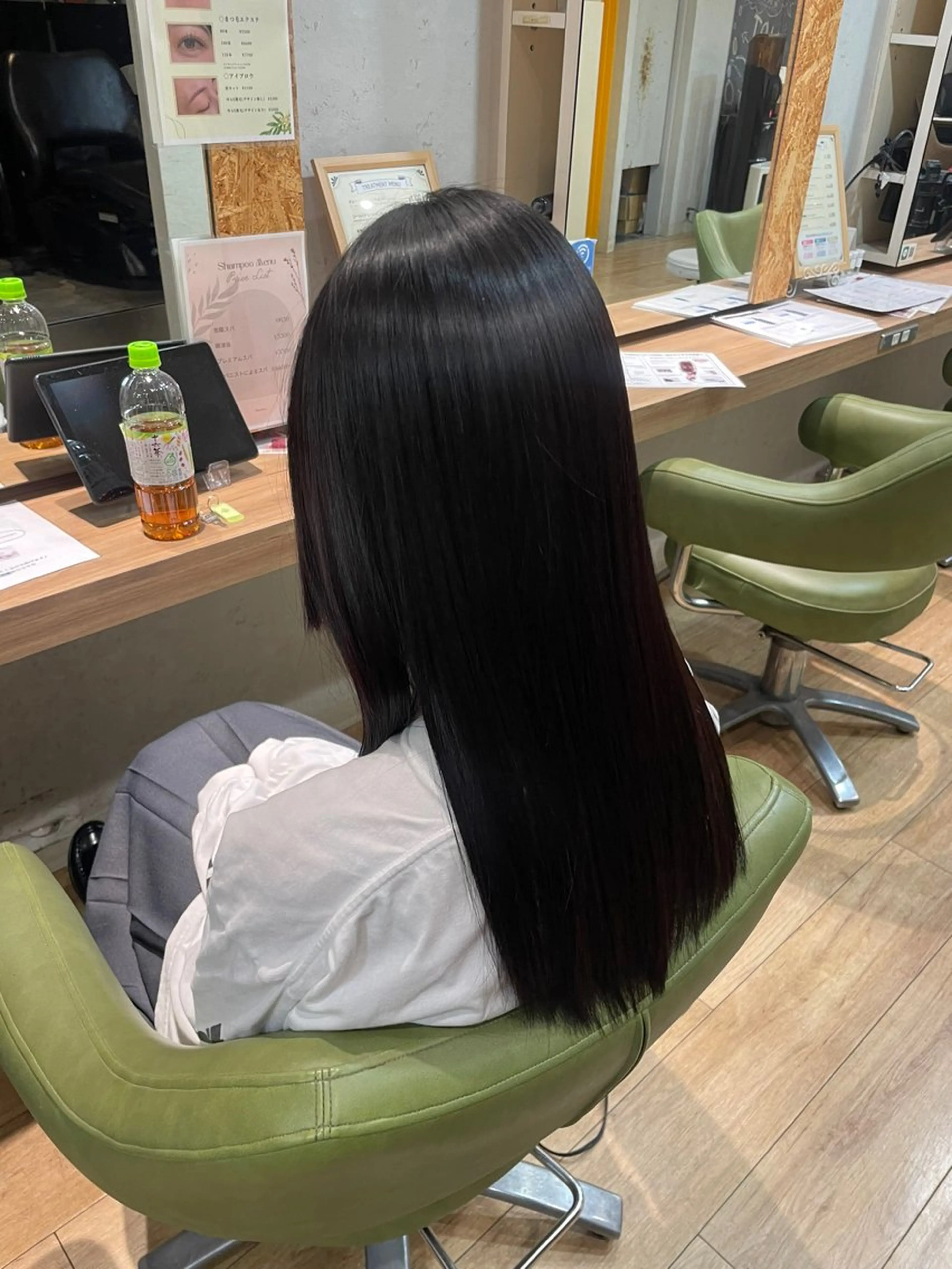 ロング 縮毛矯正 トリートメント 髪質改善/Bloss om🌷高橋沙衣のヘアスタイル