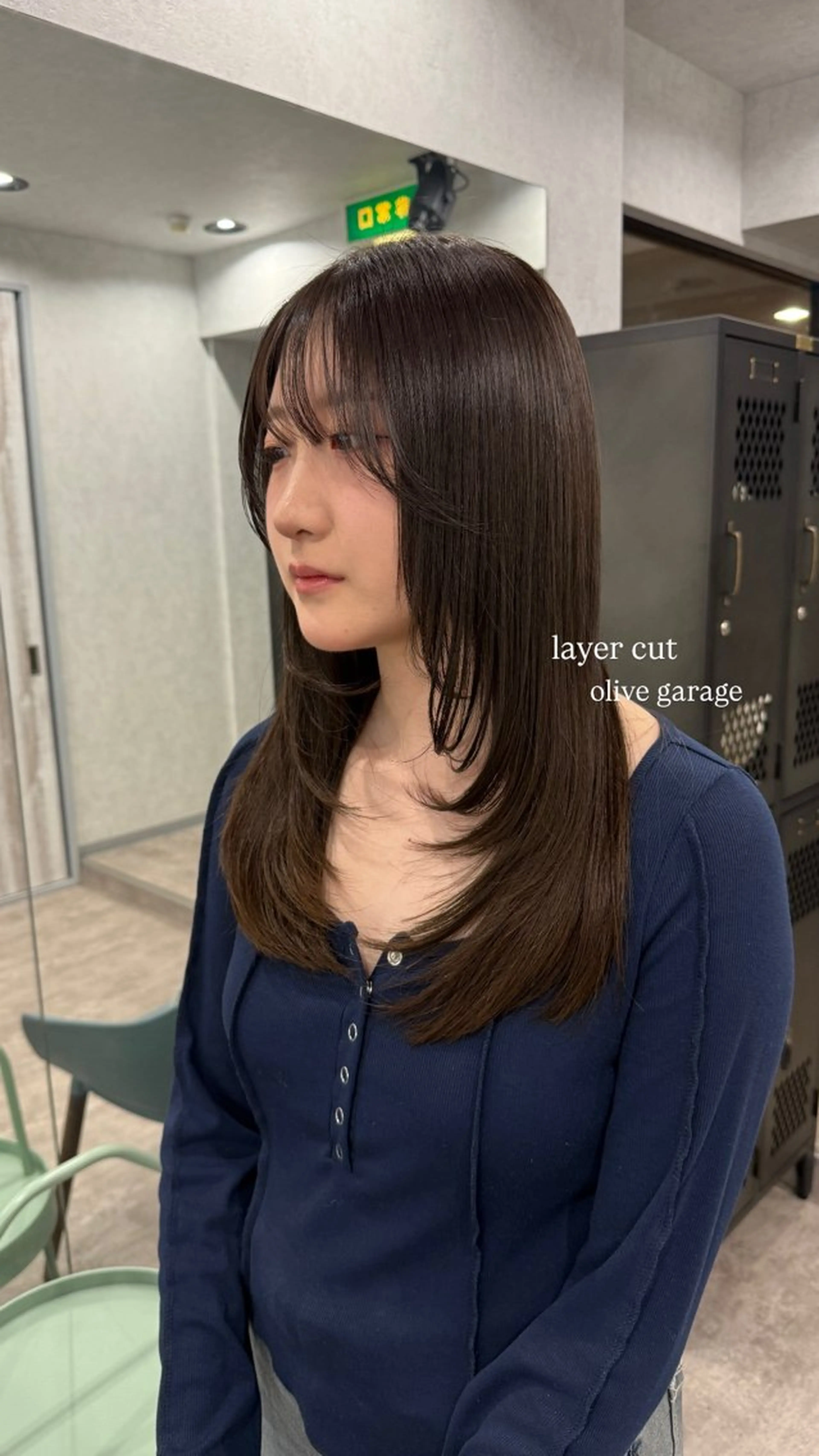 ロング カラー カット ヘアカラー トリートメント ミウラナツサ /レイヤーカットのヘアスタイル