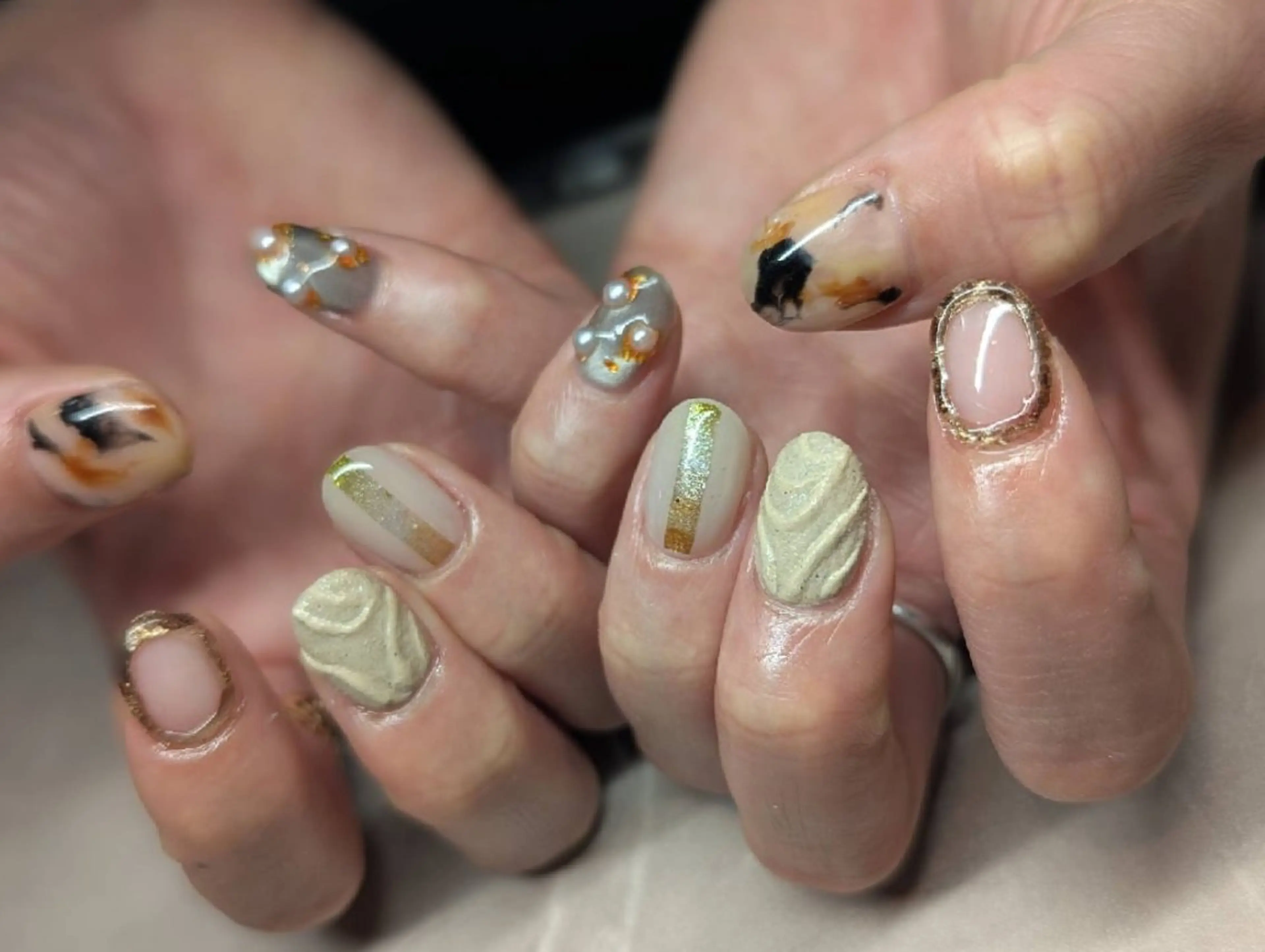 ネイル ハンドネイル Nailsalon BEeR。のネイルデザイン