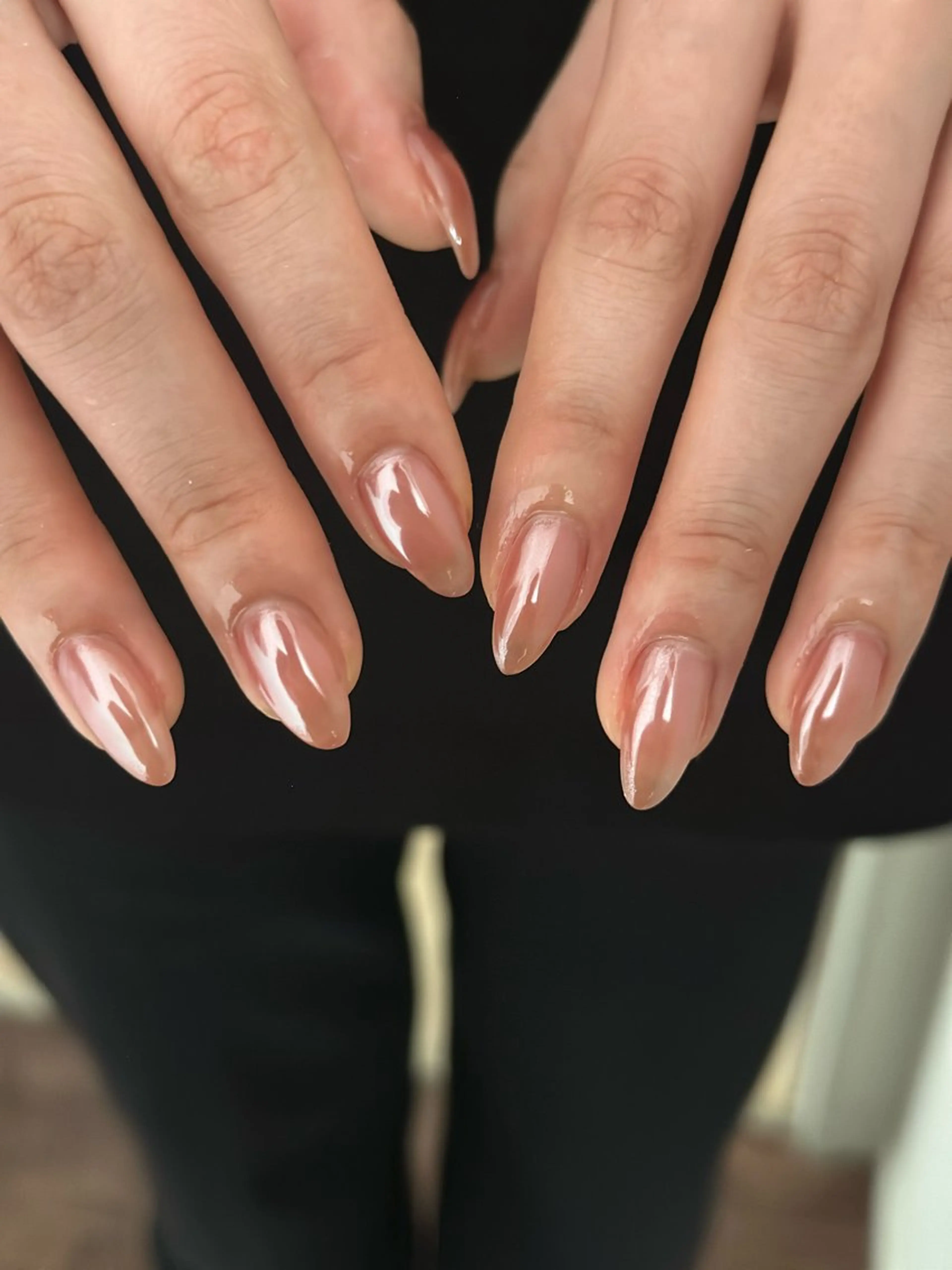 ミラーネイル＊オフ込み(下地カラー➕1000円)の写真