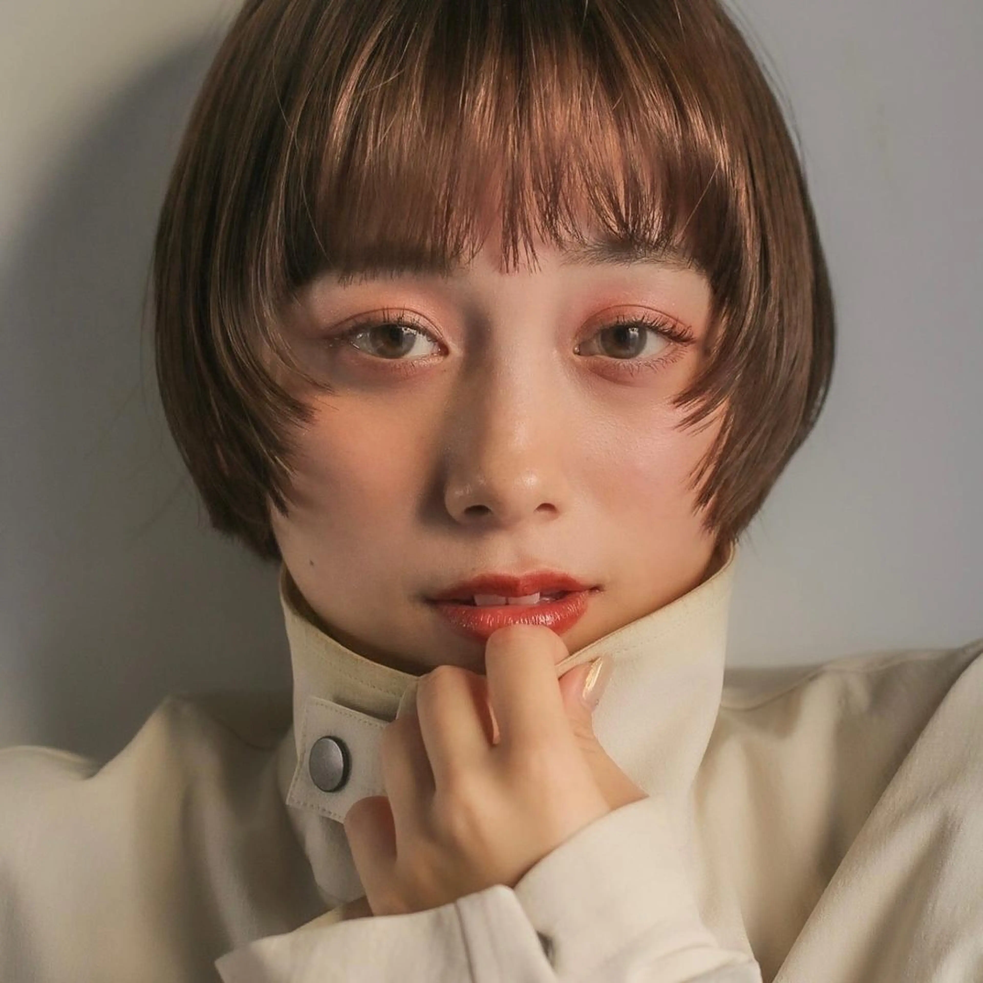 ショート カット ヘアカラー トリートメント ショートとレイヤーが 好きな人|三浦翔のヘアスタイル