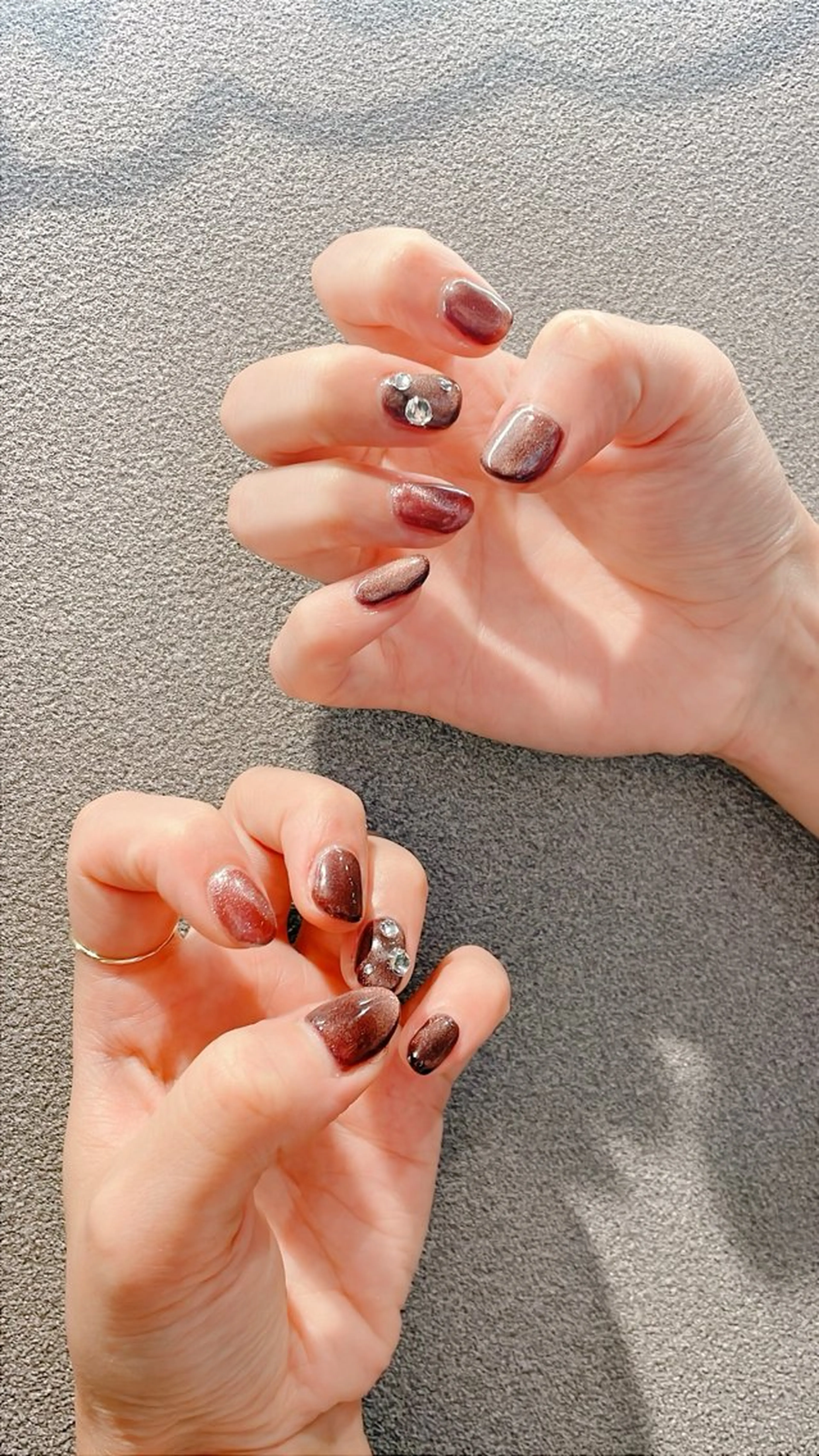 ネイル マグネットネイル 三原 麻佑のネイルデザイン