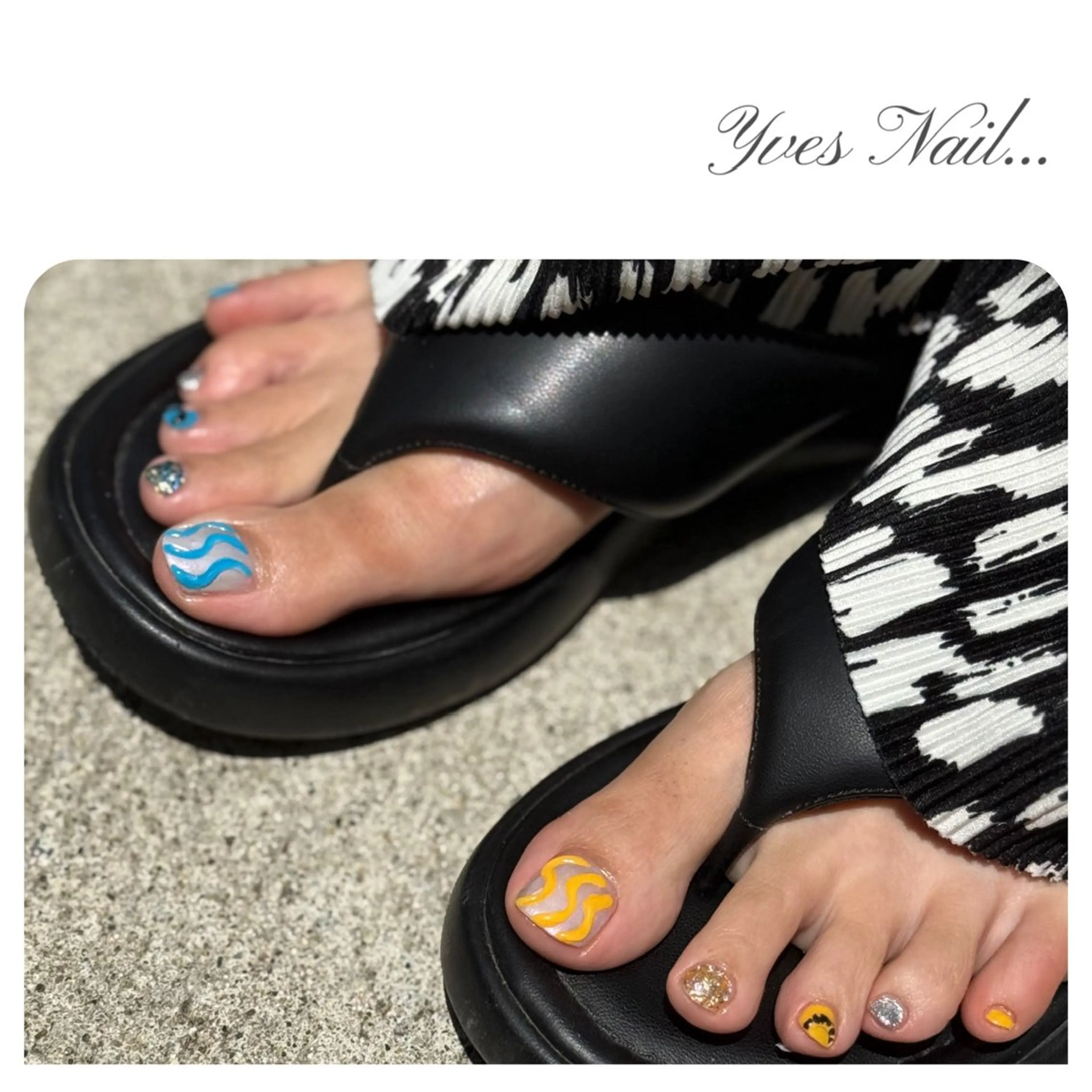 ネイル フットネイル 夏ネイル フットネイル kanno yのネイルデザイン