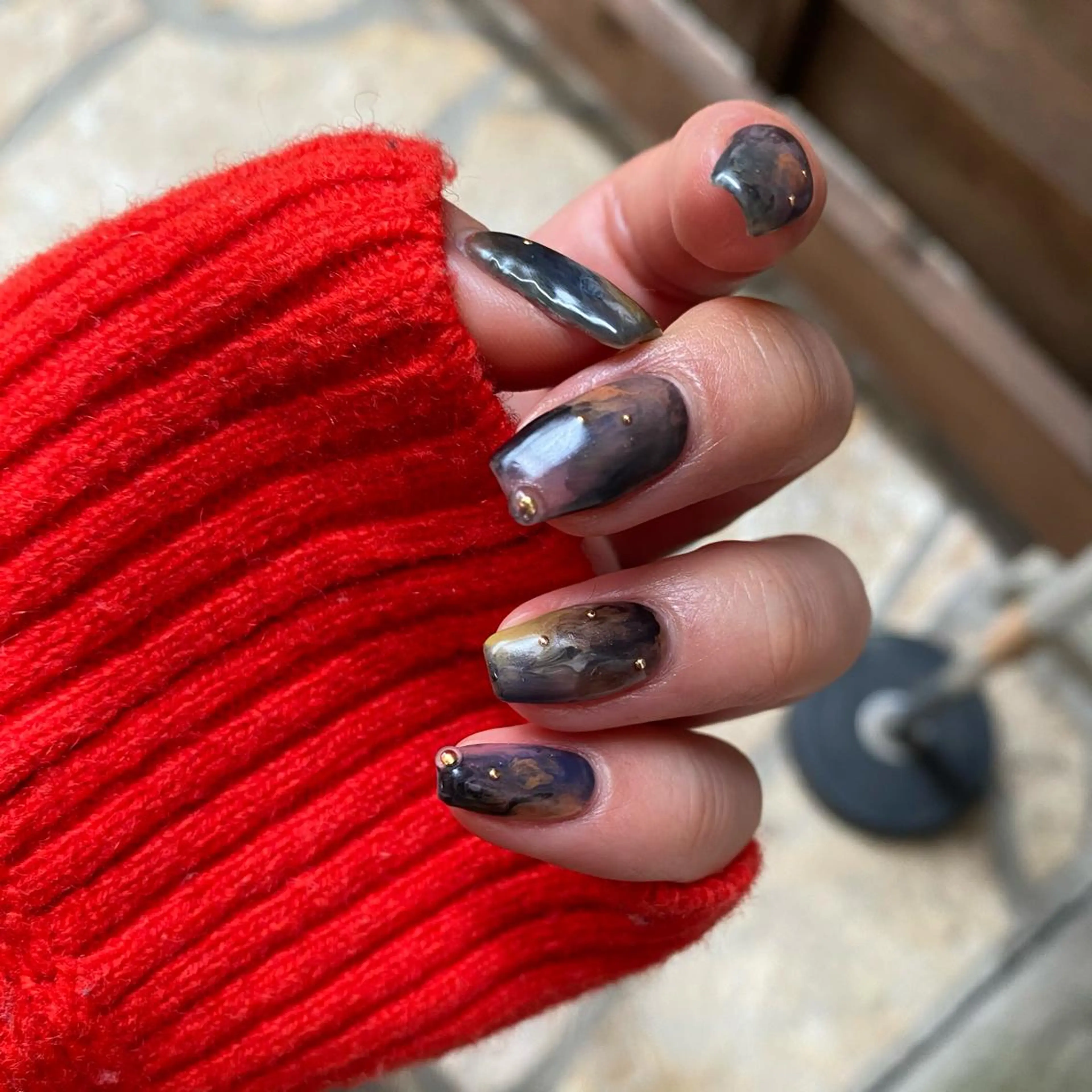 ネイル ハンドネイル Trico Antique所属・岩本 杏のネイルデザイン