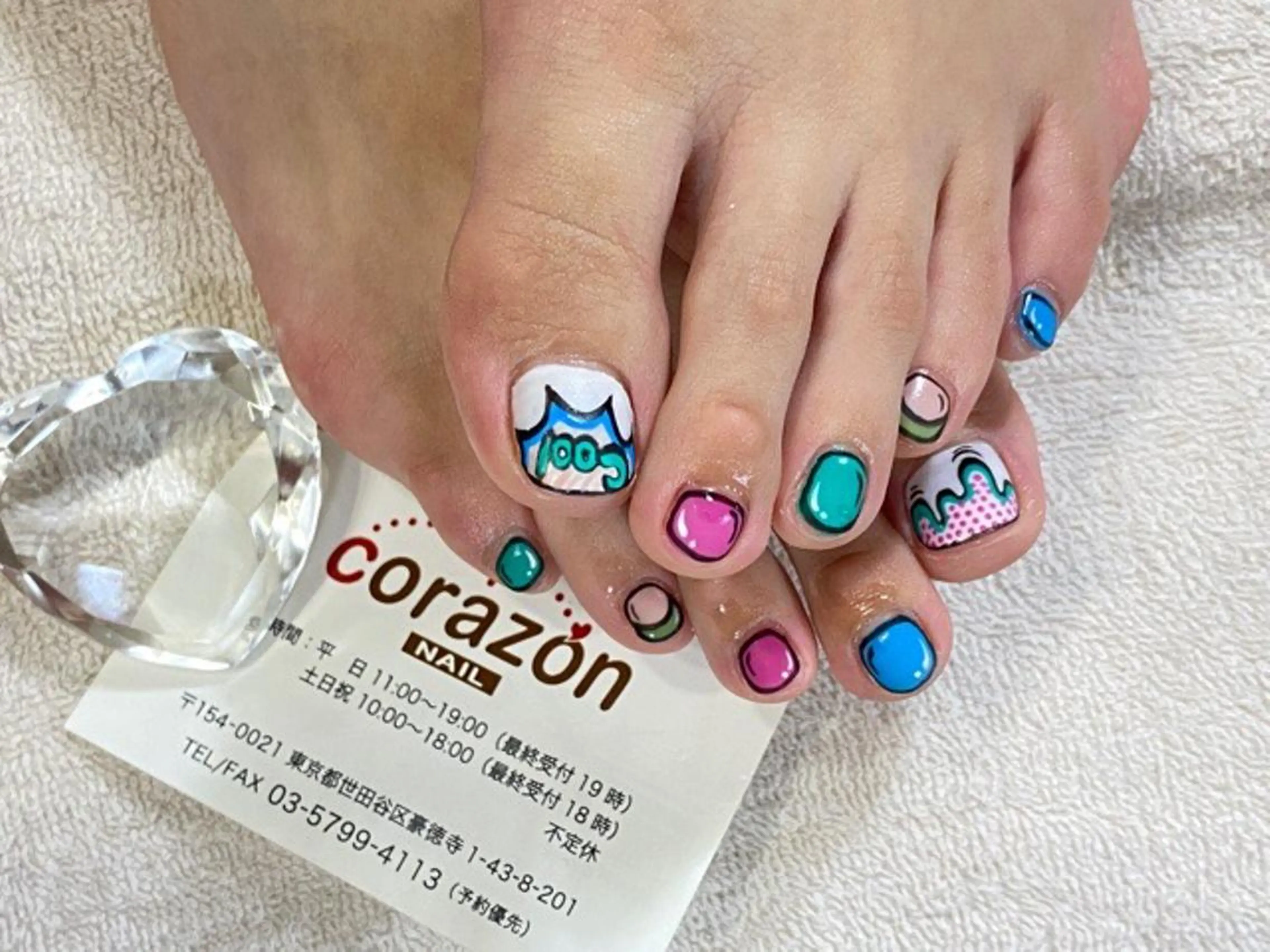 ネイル フットネイル フットネイル corazon所属・ネイリスト aicoのネイルデザイン