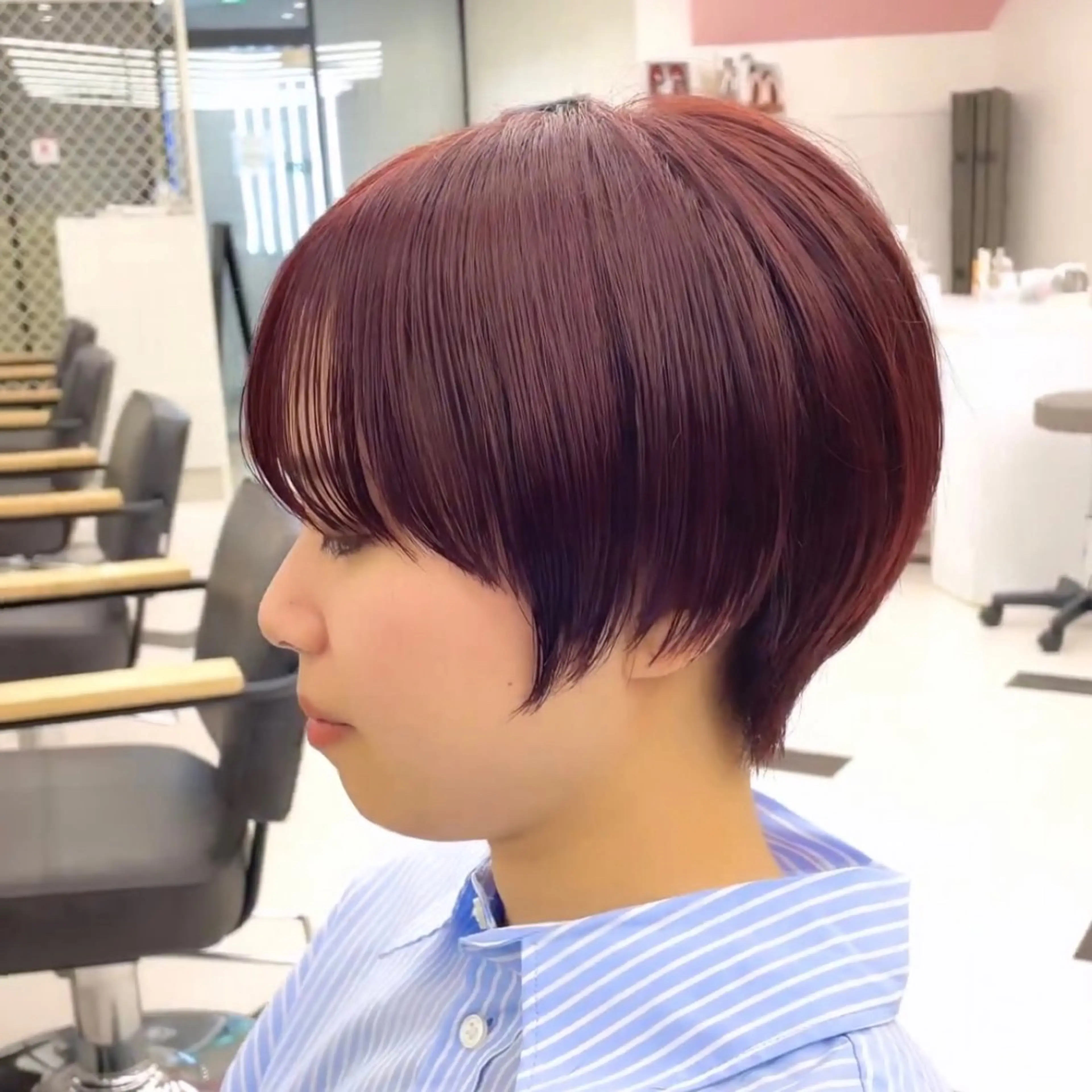 ミディアム カラー パーマ ヘアアレンジ メンズ トリートメント mona/ ストレートスタイル✨のヘアスタイル