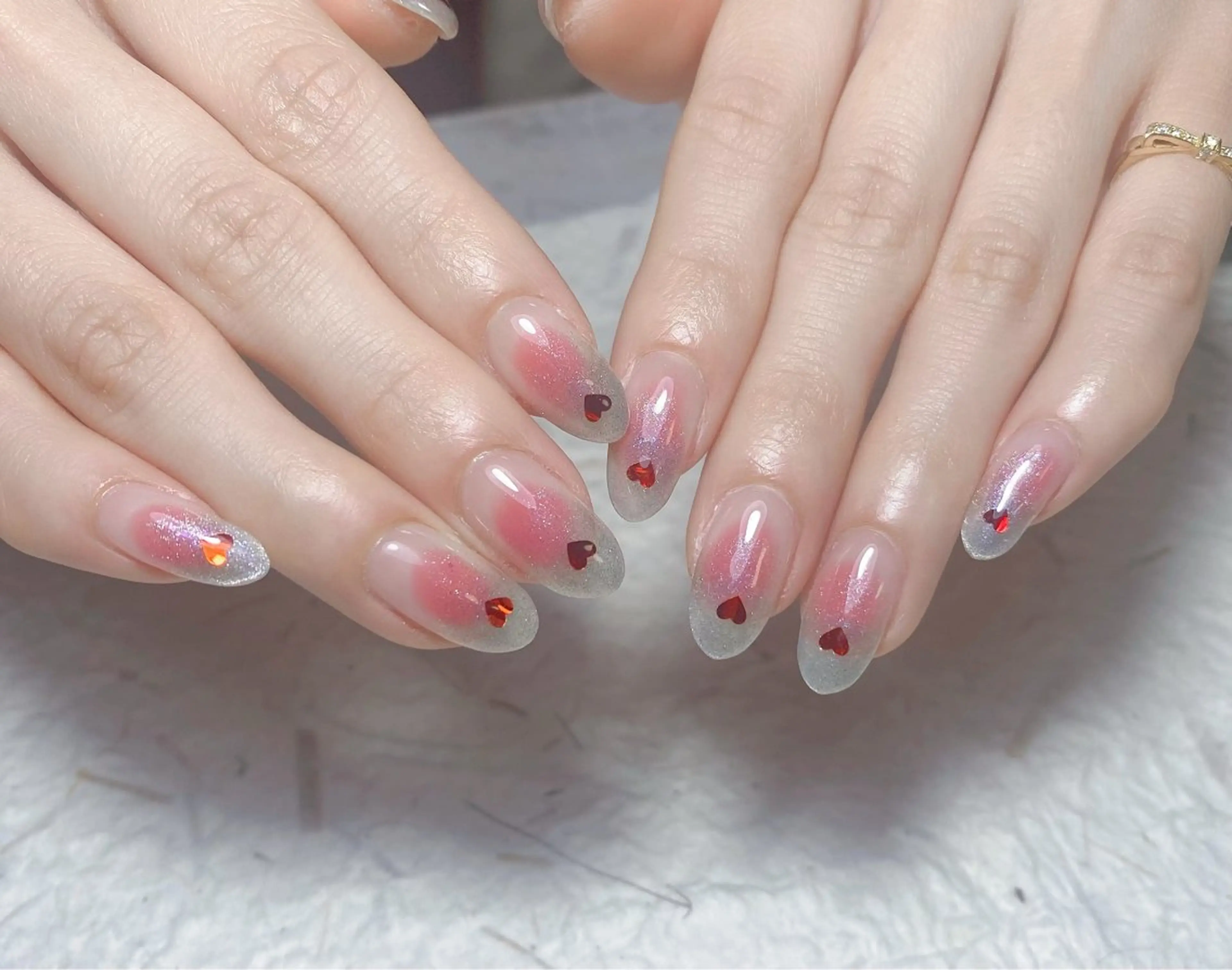 ネイル アートネイル フレンチネイル ジェルネイル グラデーション 韓国ネイル Nail Salon kihi大塚店のネイルデザイン