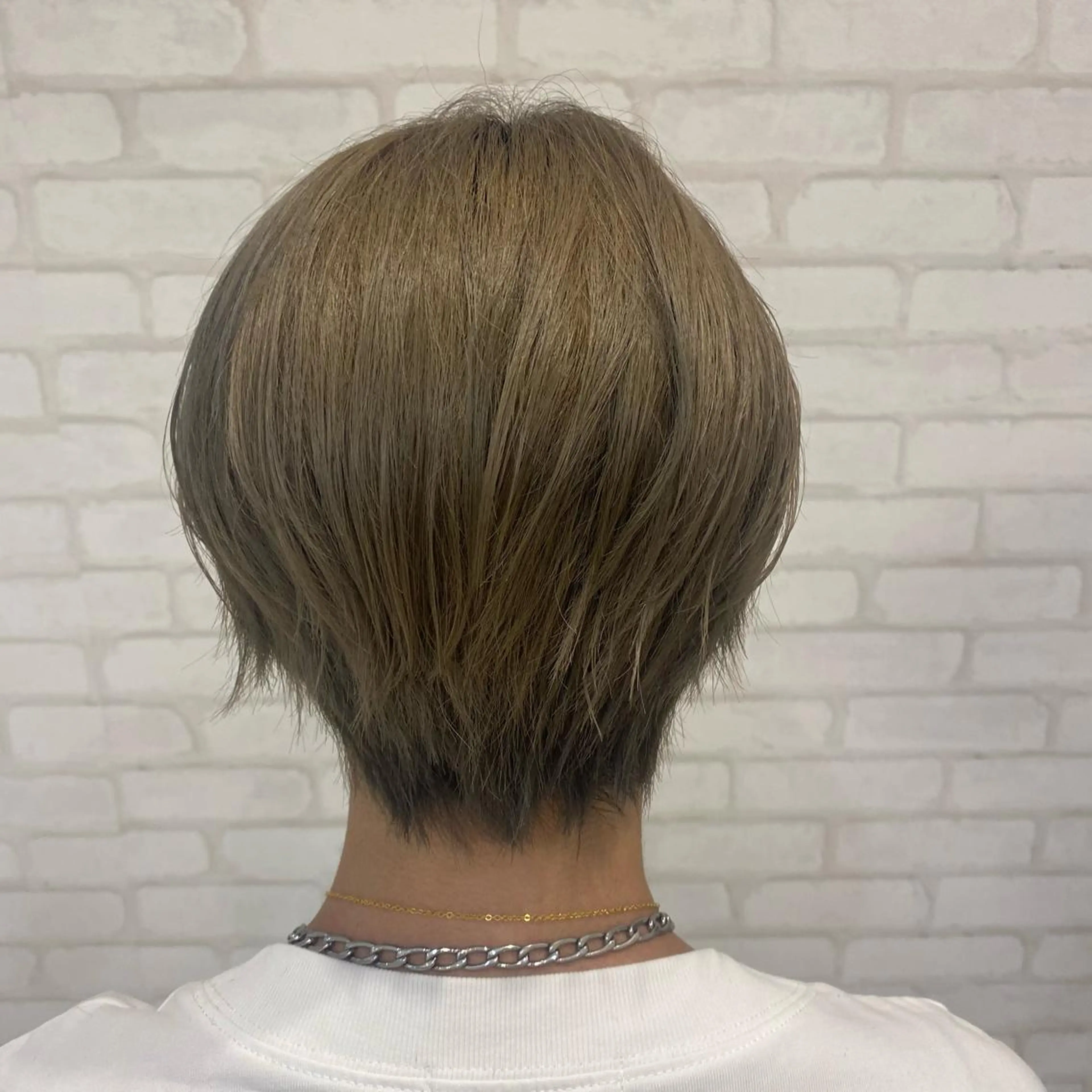 ショート カラー パーマ ヘアアレンジ ノンダメージサロンBonheur銀座並木通り店所属・ULTOWA/銀座 ERIのヘアスタイル