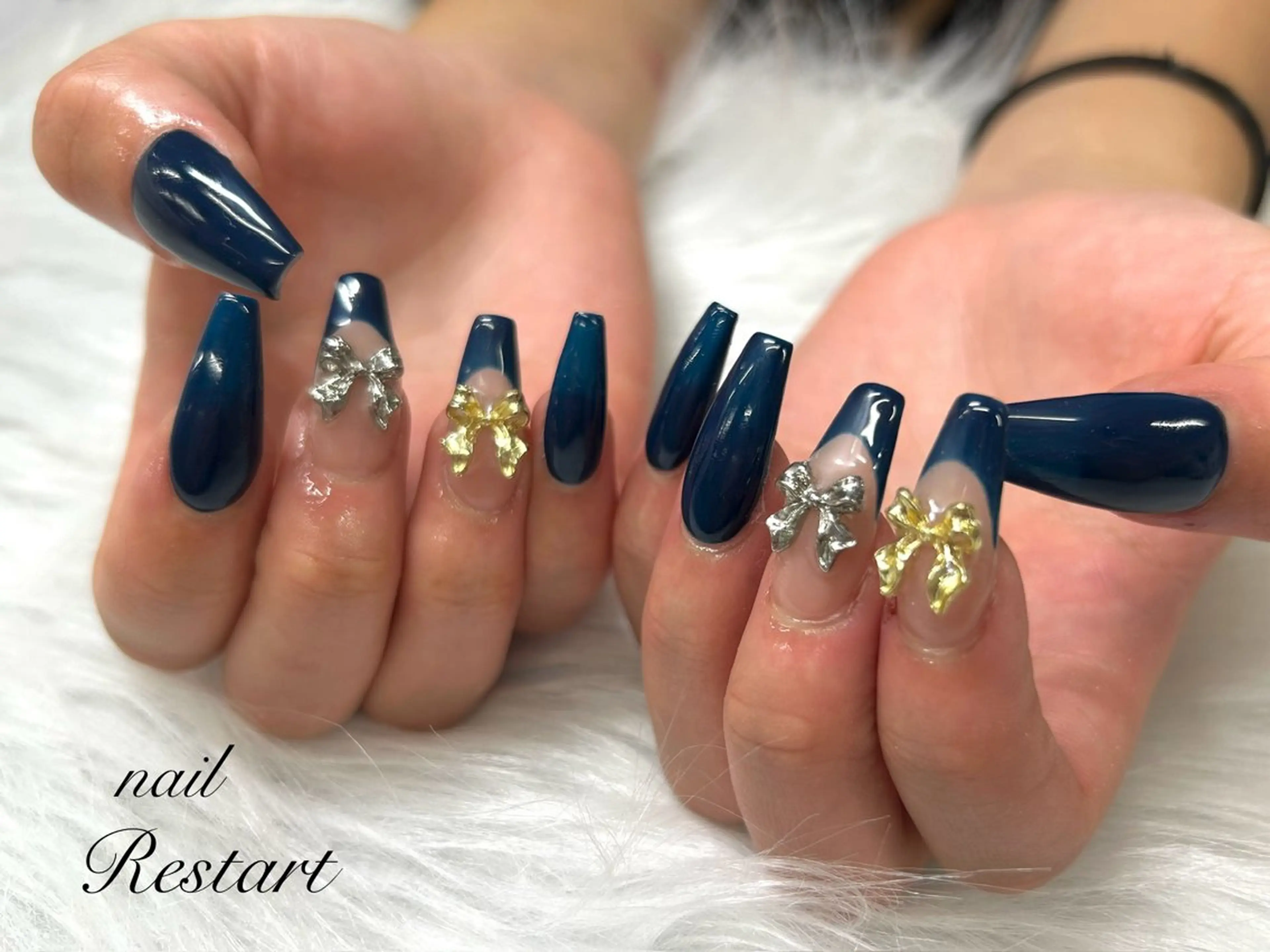 ロング nail Restart所属・Restart YURIのネイルデザイン