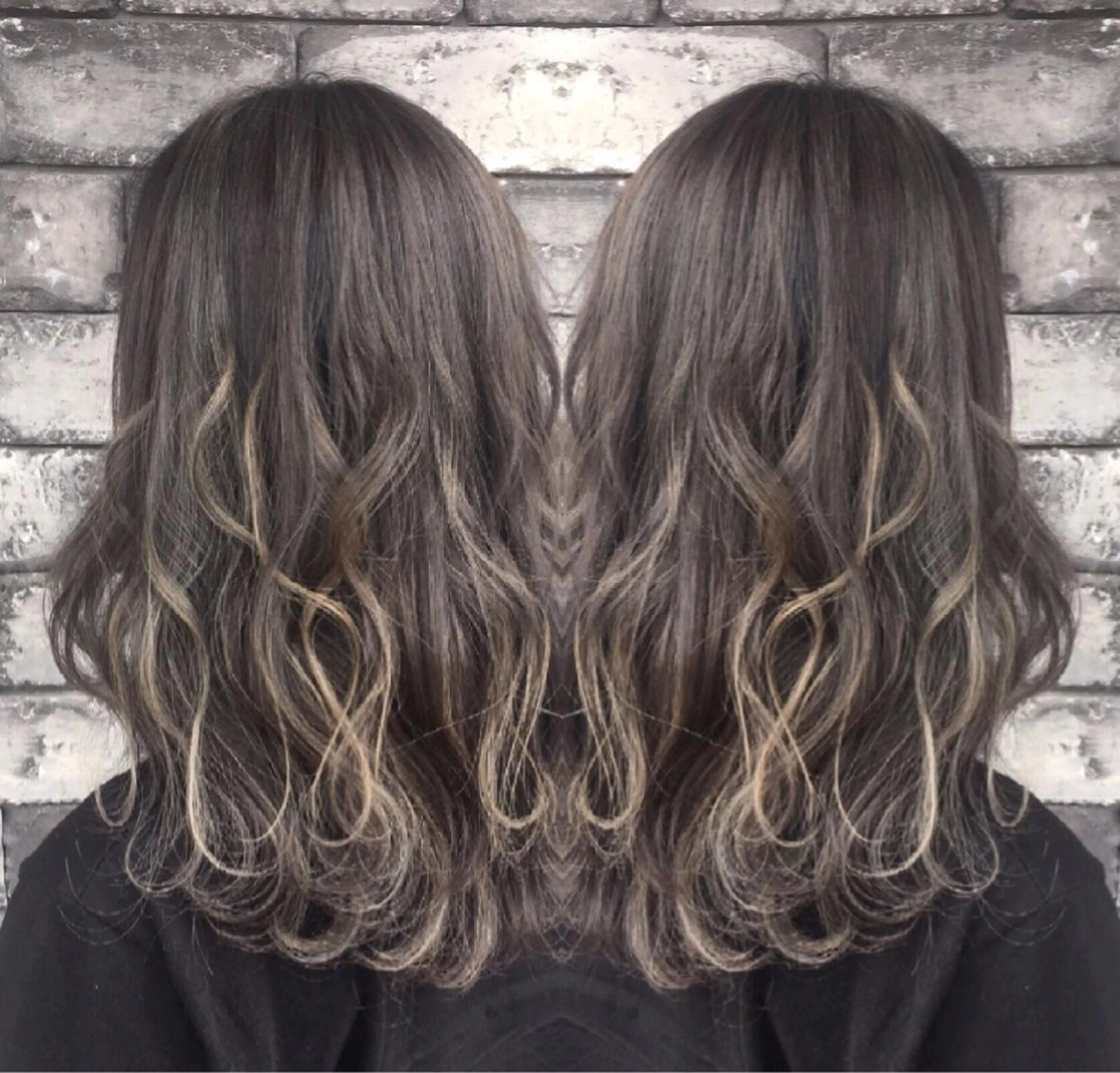 セミロング 3Dハイライト 外国人風カラー ハイライト ヘアカラー トリートメント ヘアセット ❤️千葉県代表❤️ 店長❤️柿本翔一朗のヘアスタイル