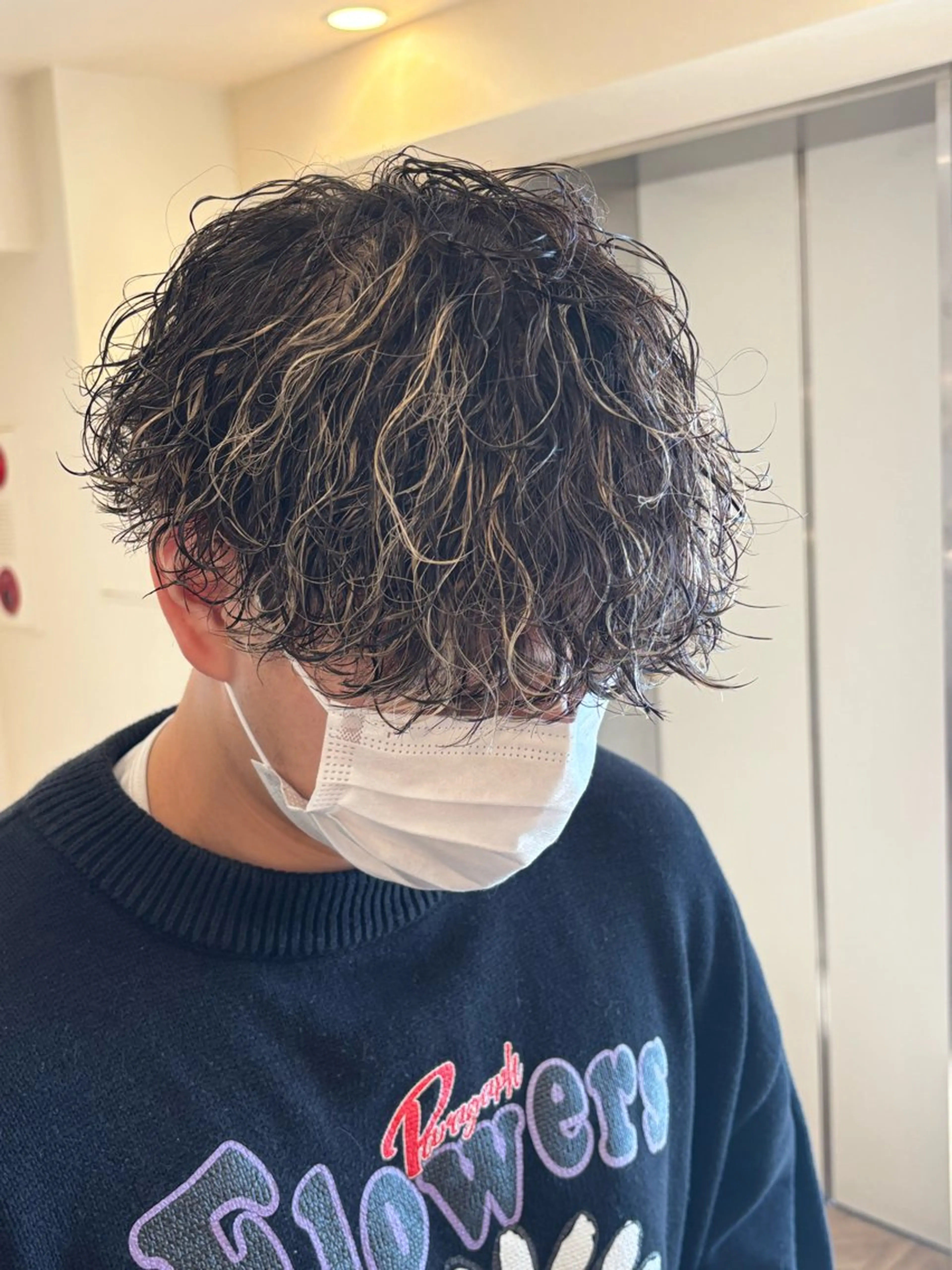 ショート パーマ メンズ 波巻きパーマ カット パーマ トリートメント パーマ職人DAIKI ツイスパ/波巻きのヘアスタイル