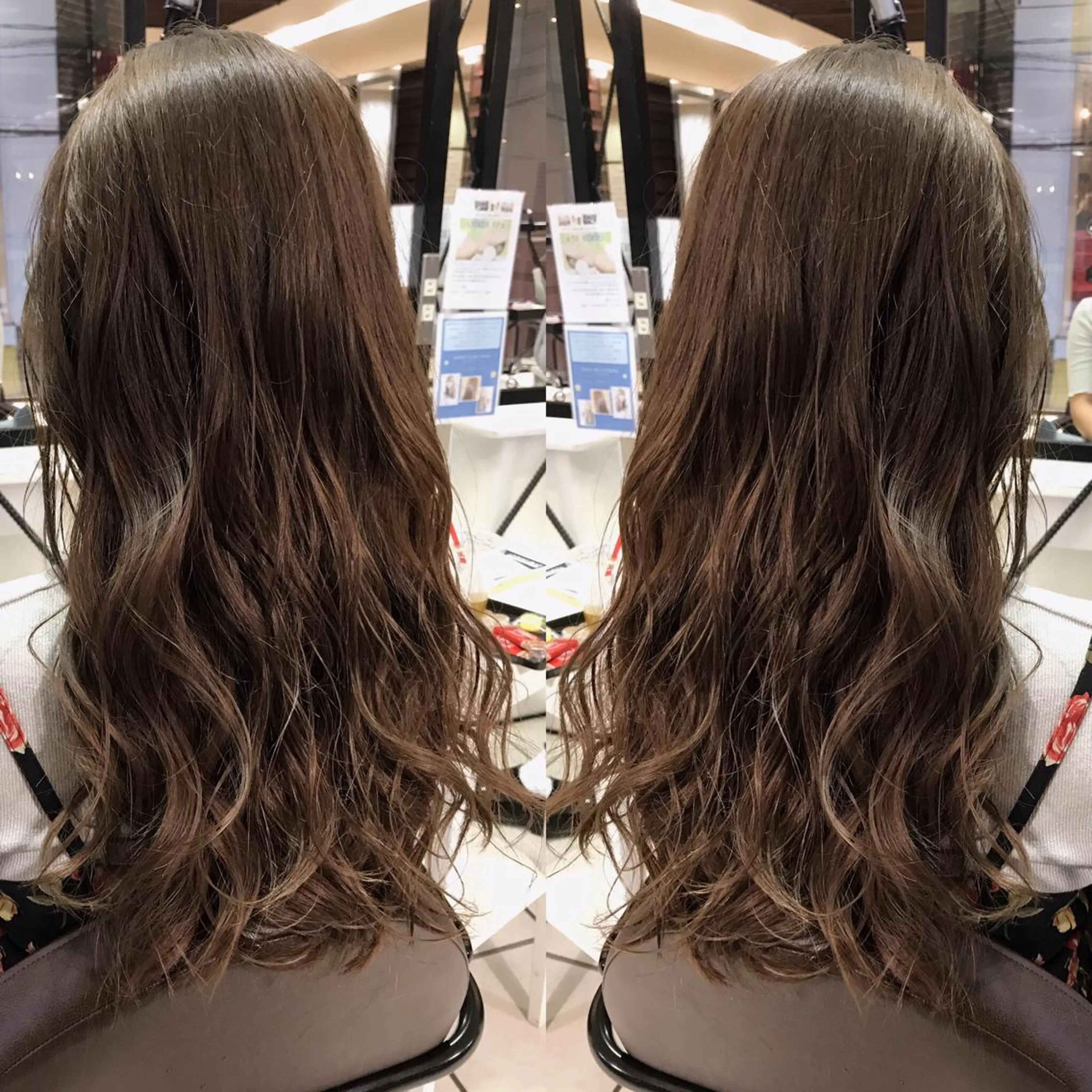 ロング カラー シールエクステ⭐️ オオミタクヤのヘアスタイル