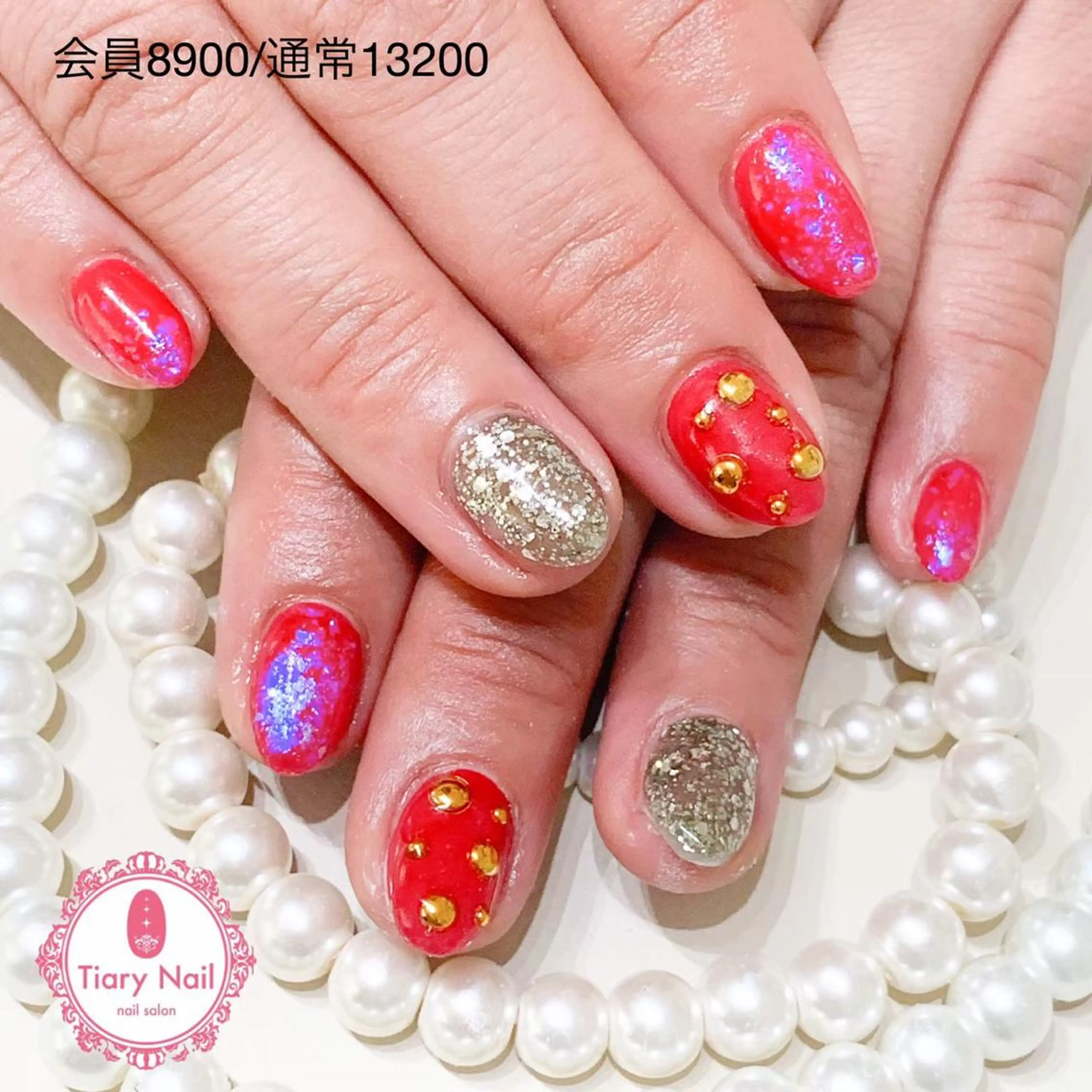 ネイル 💗🪽Tiary Nail🪽💗のネイルデザイン