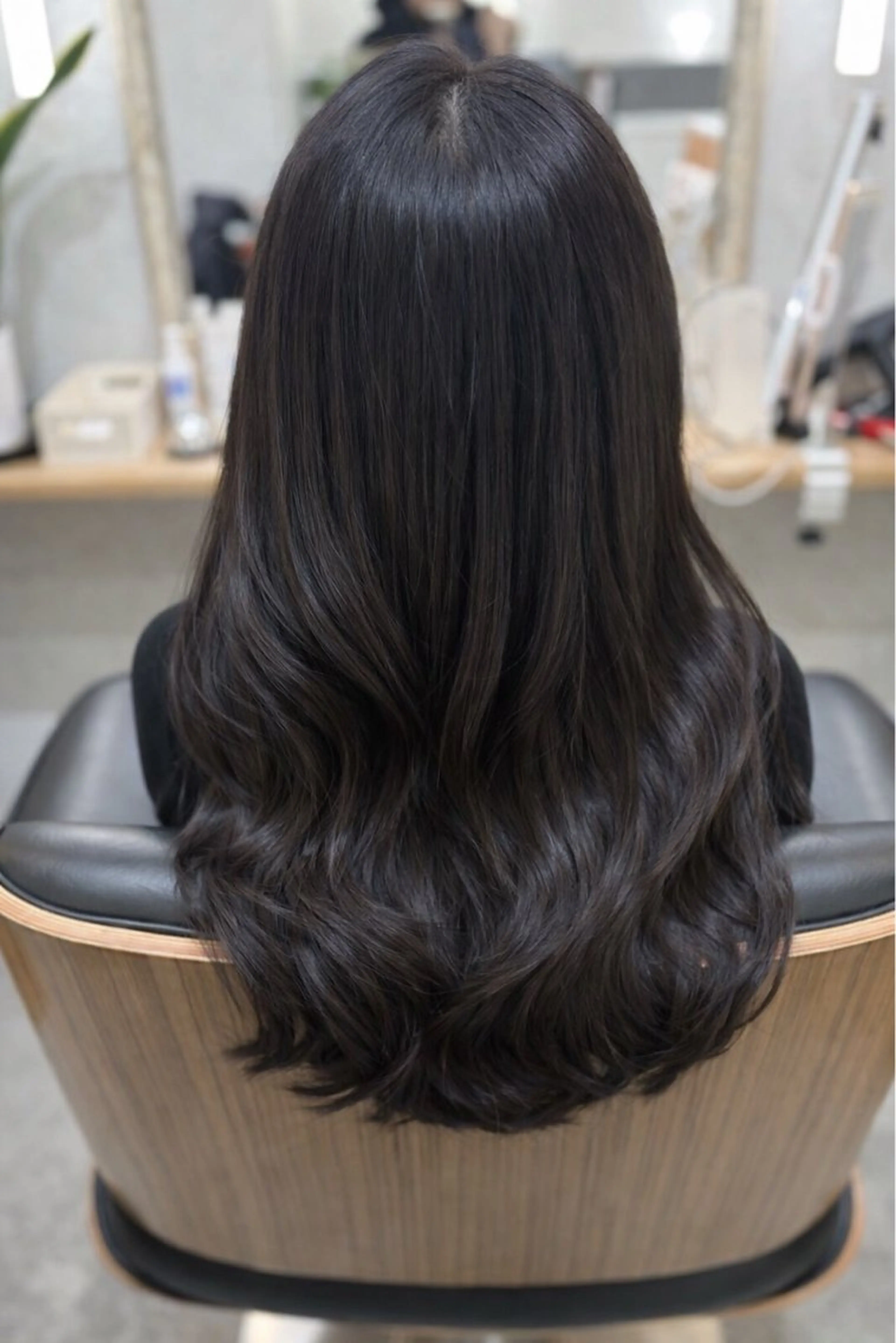 ロング カット ヘアカラー トリートメント 白鳥 正孝のヘアスタイル