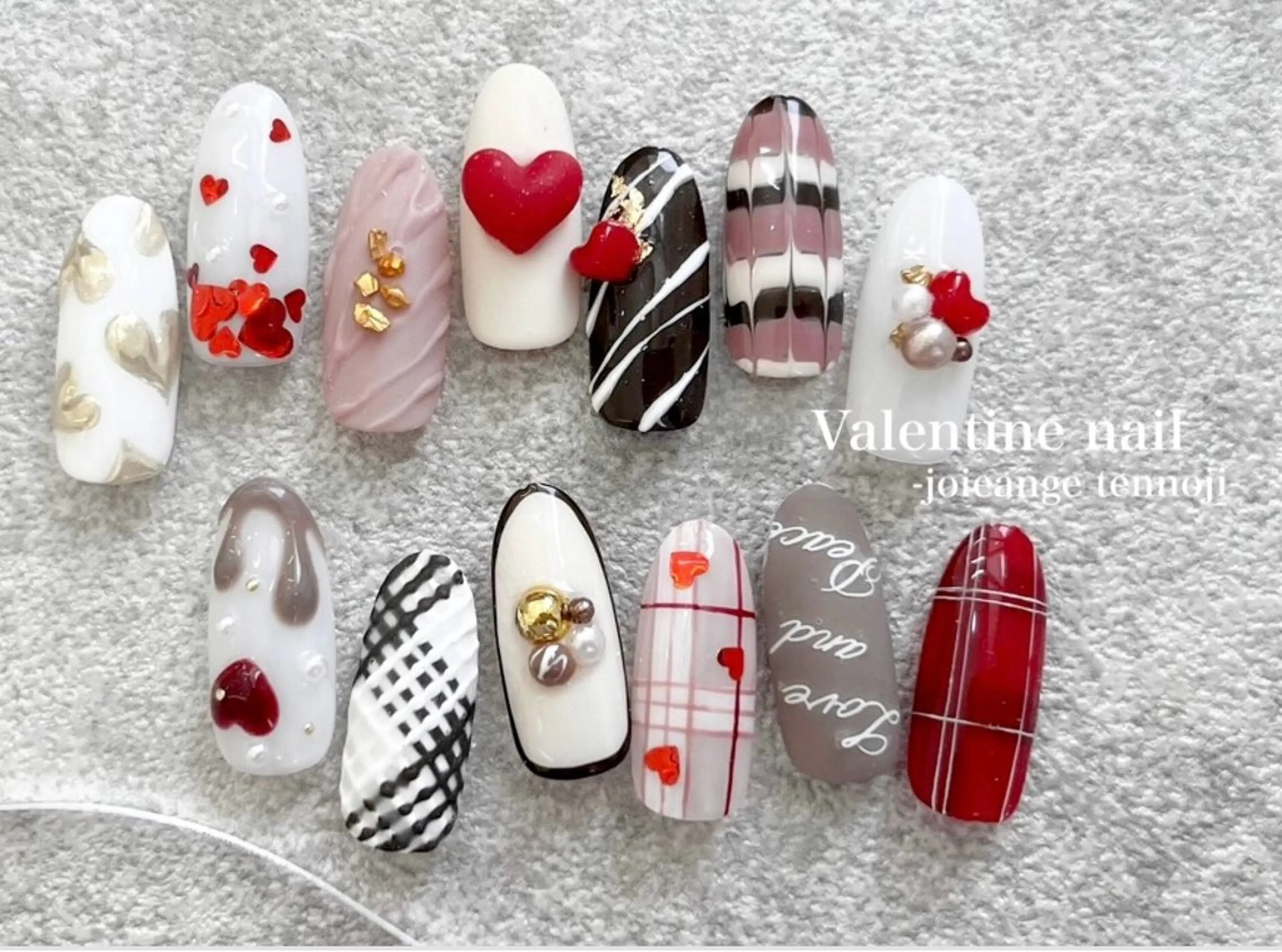 ネイル バレンタイン joieange MEGUMIのネイルデザイン