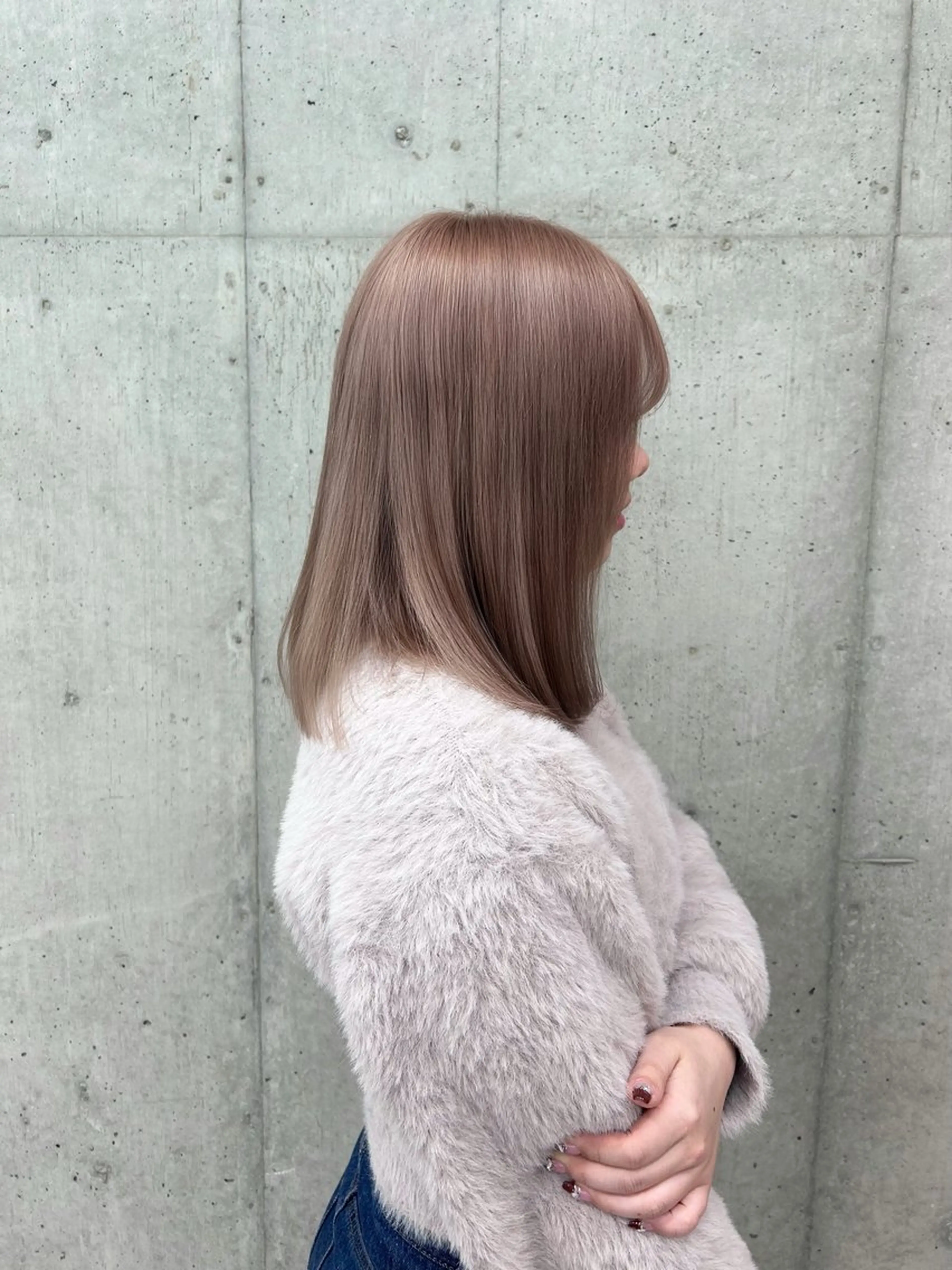 ミディアム 立川ハイトーン ブリーチ宮崎のヘアスタイル