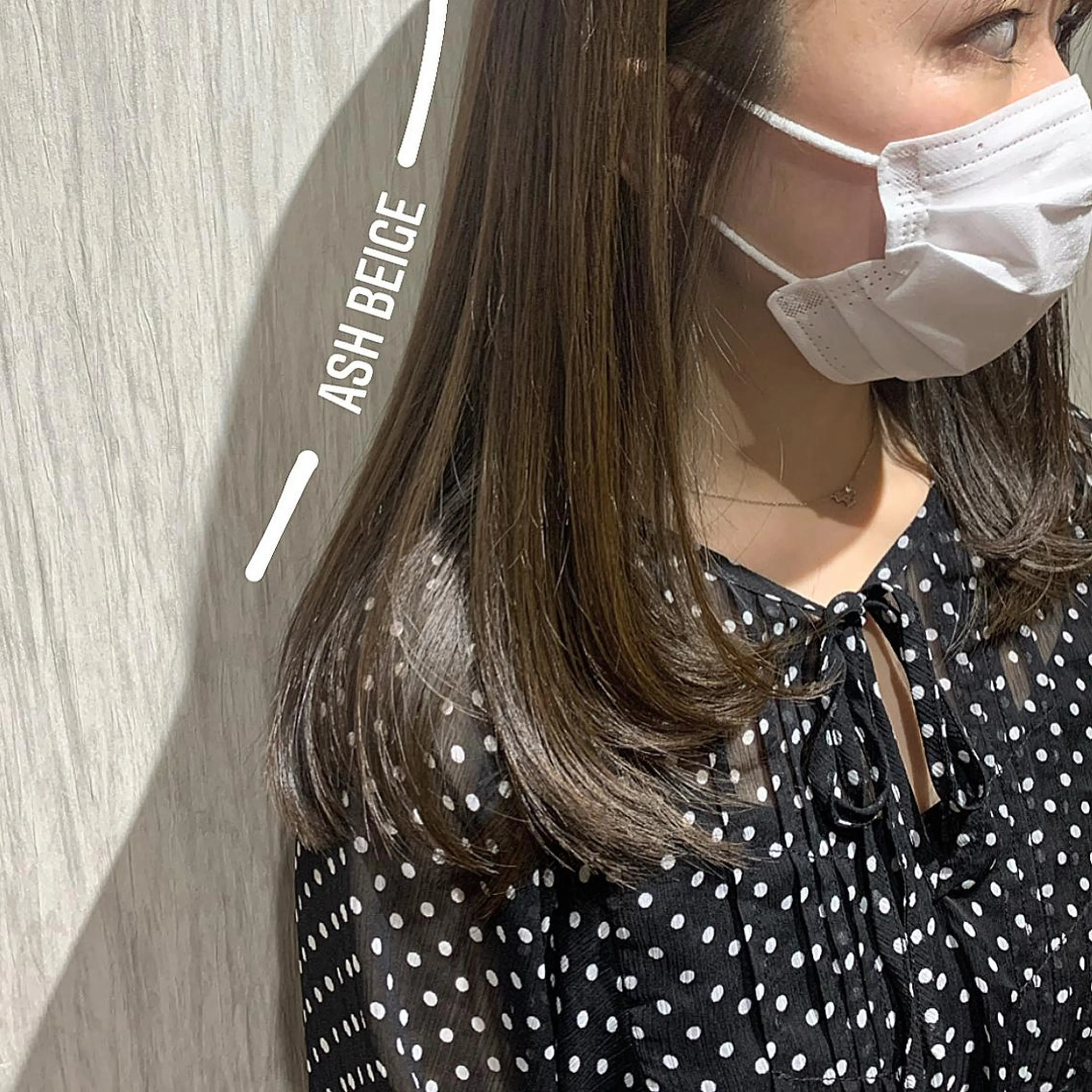 セミロング REI /艶髪/透明 感カラー/ボブのヘアスタイル