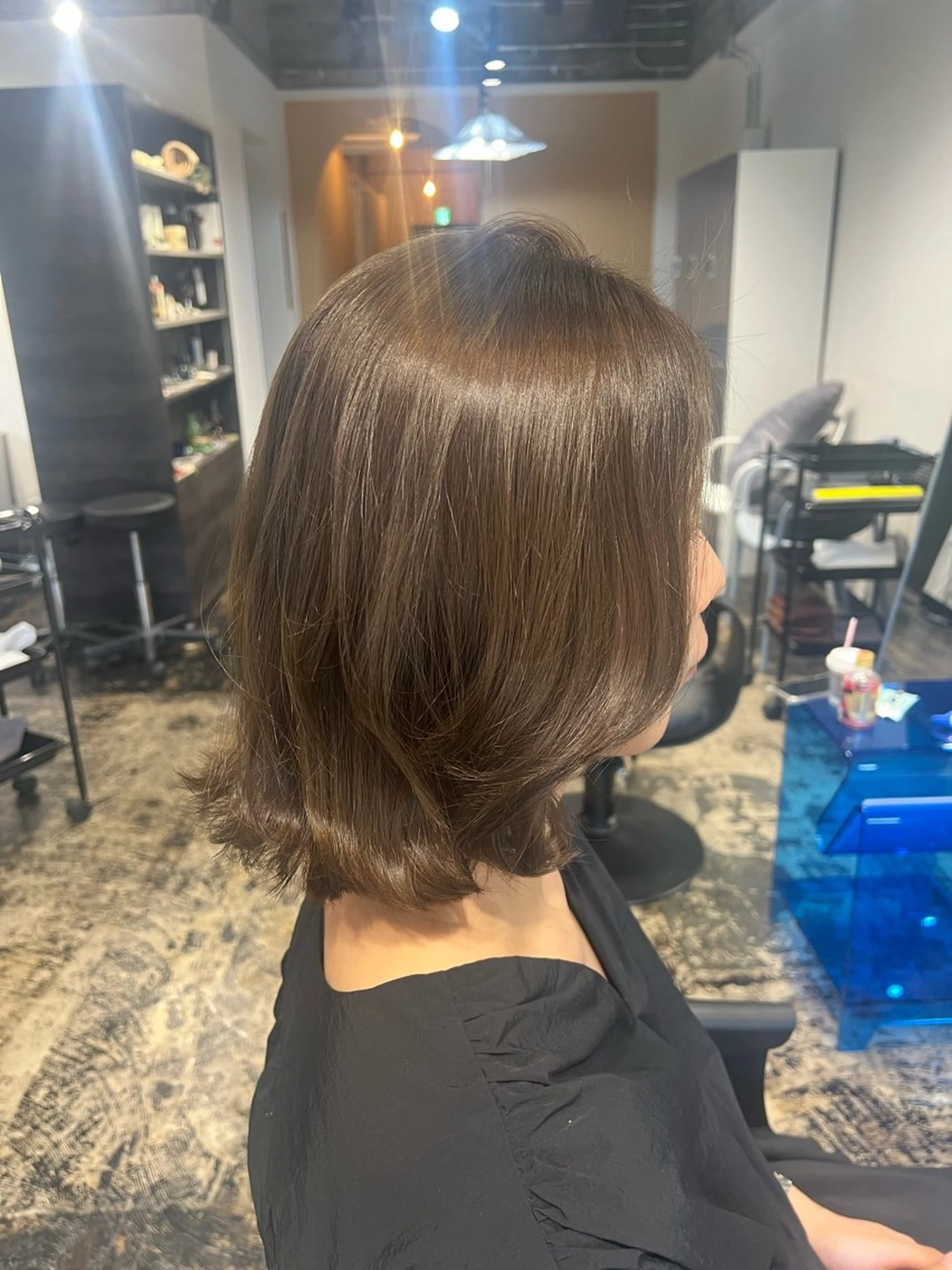 セミロング sendai mayumiのヘアスタイル