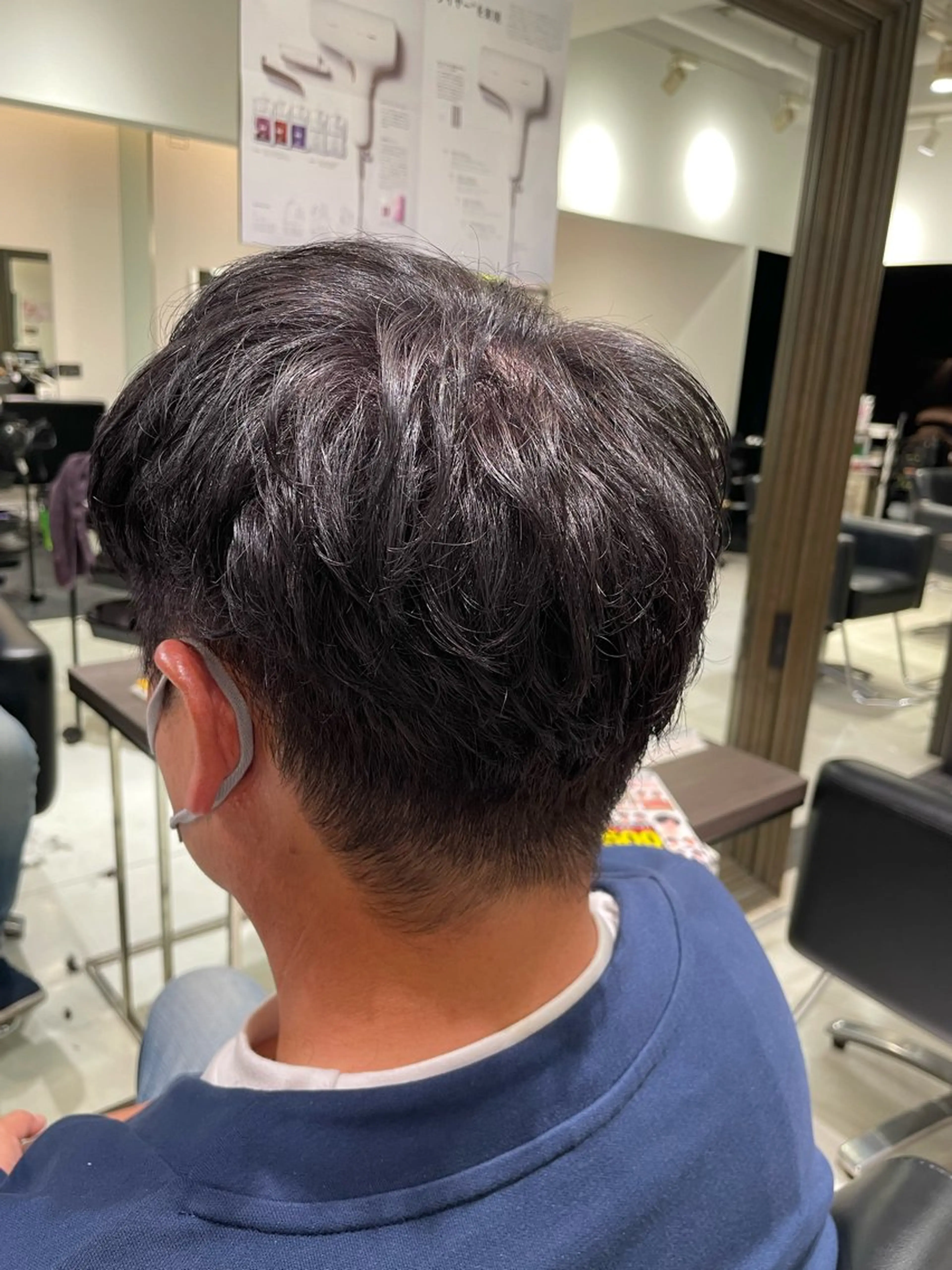 ショート カラー hairsalon de Forever vida所属・メンズモデル板橋 島田依杏のヘアスタイル