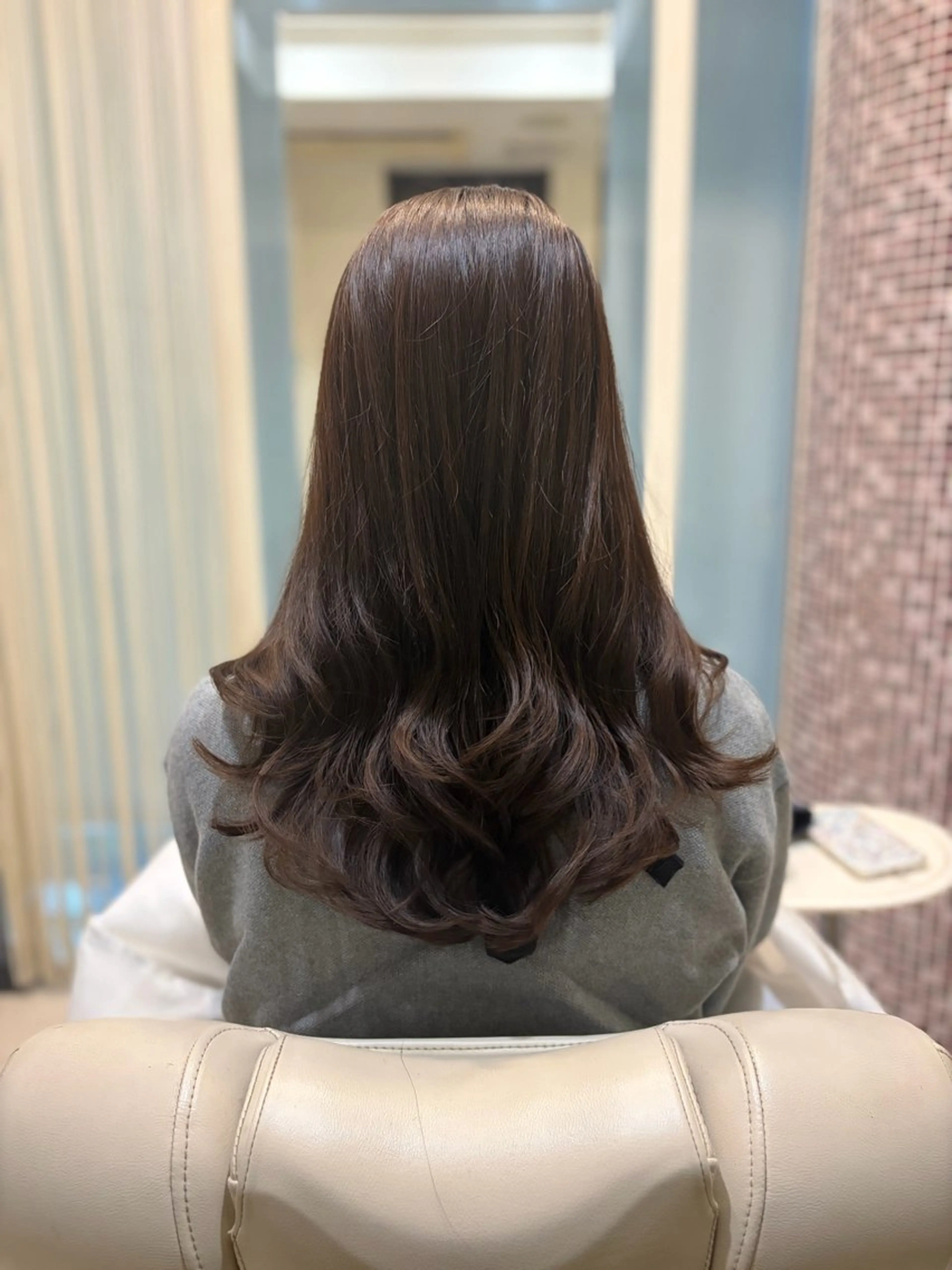 ロング カラー パーマ ロング カット パーマ 🌸銀座No.1パー マ🌸いでいあやのヘアスタイル