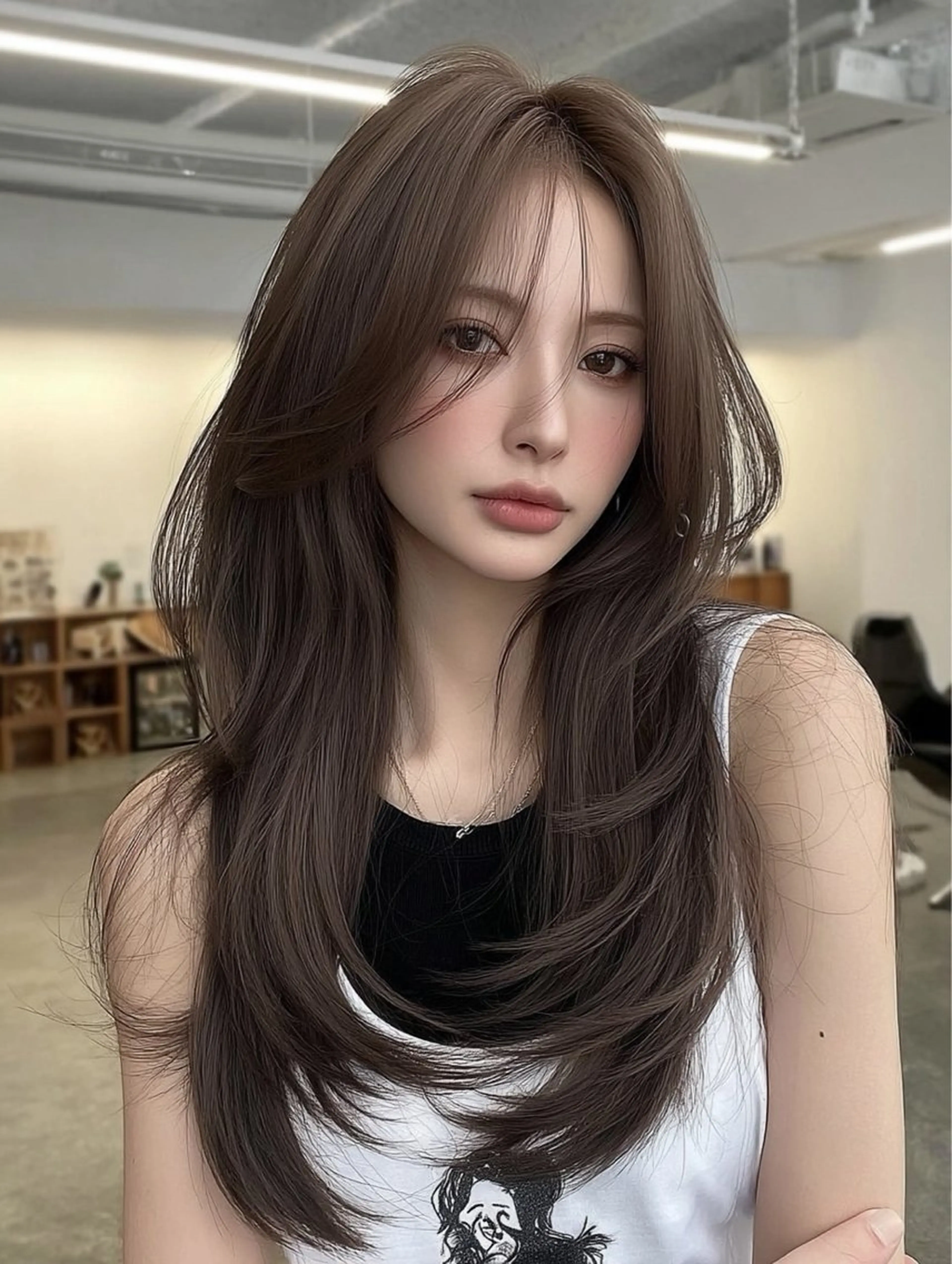 ロング カラー 藤村 雄大のヘアスタイル