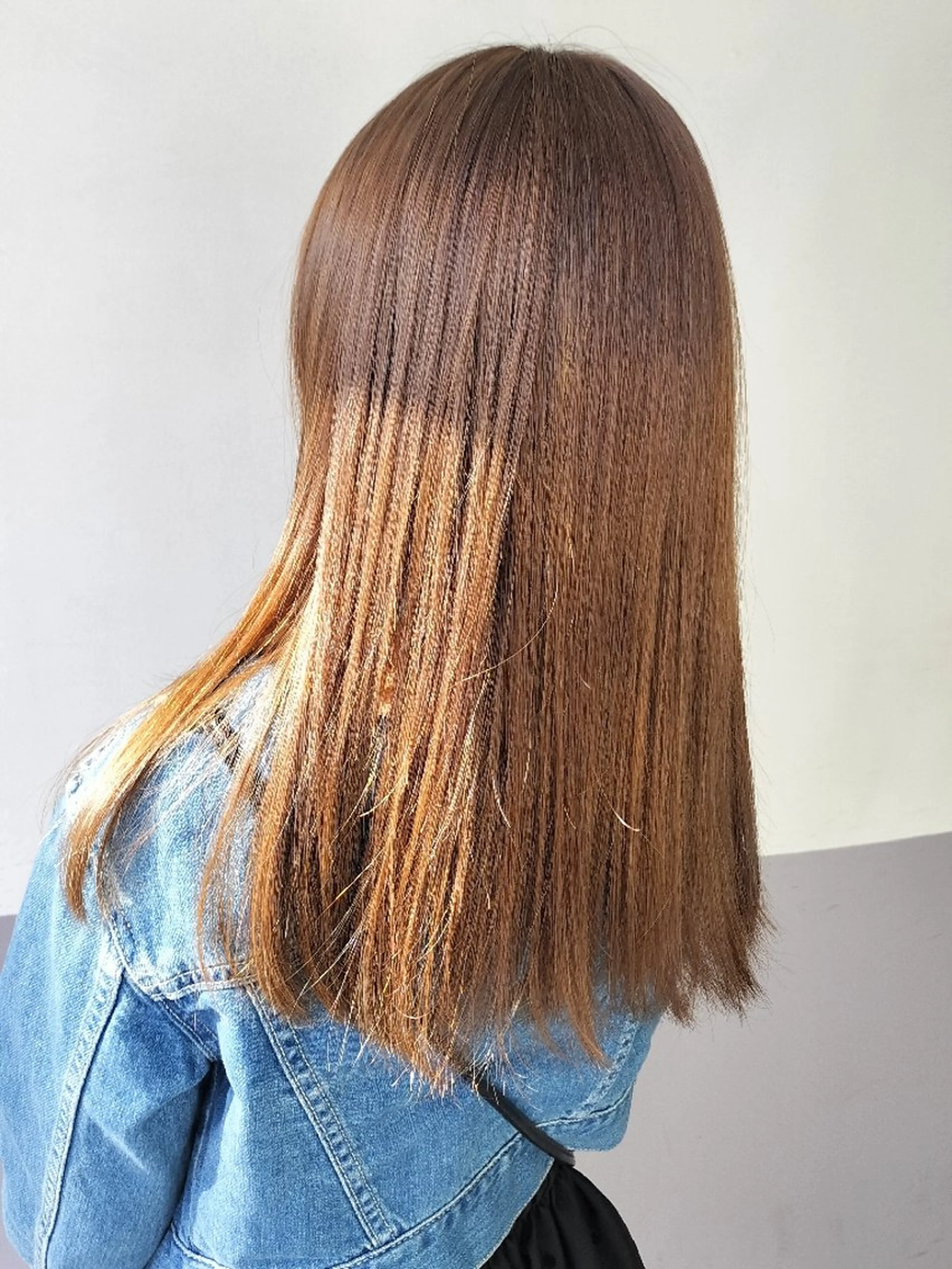 ロング カラー ベージュカラー 中川 天のヘアスタイル