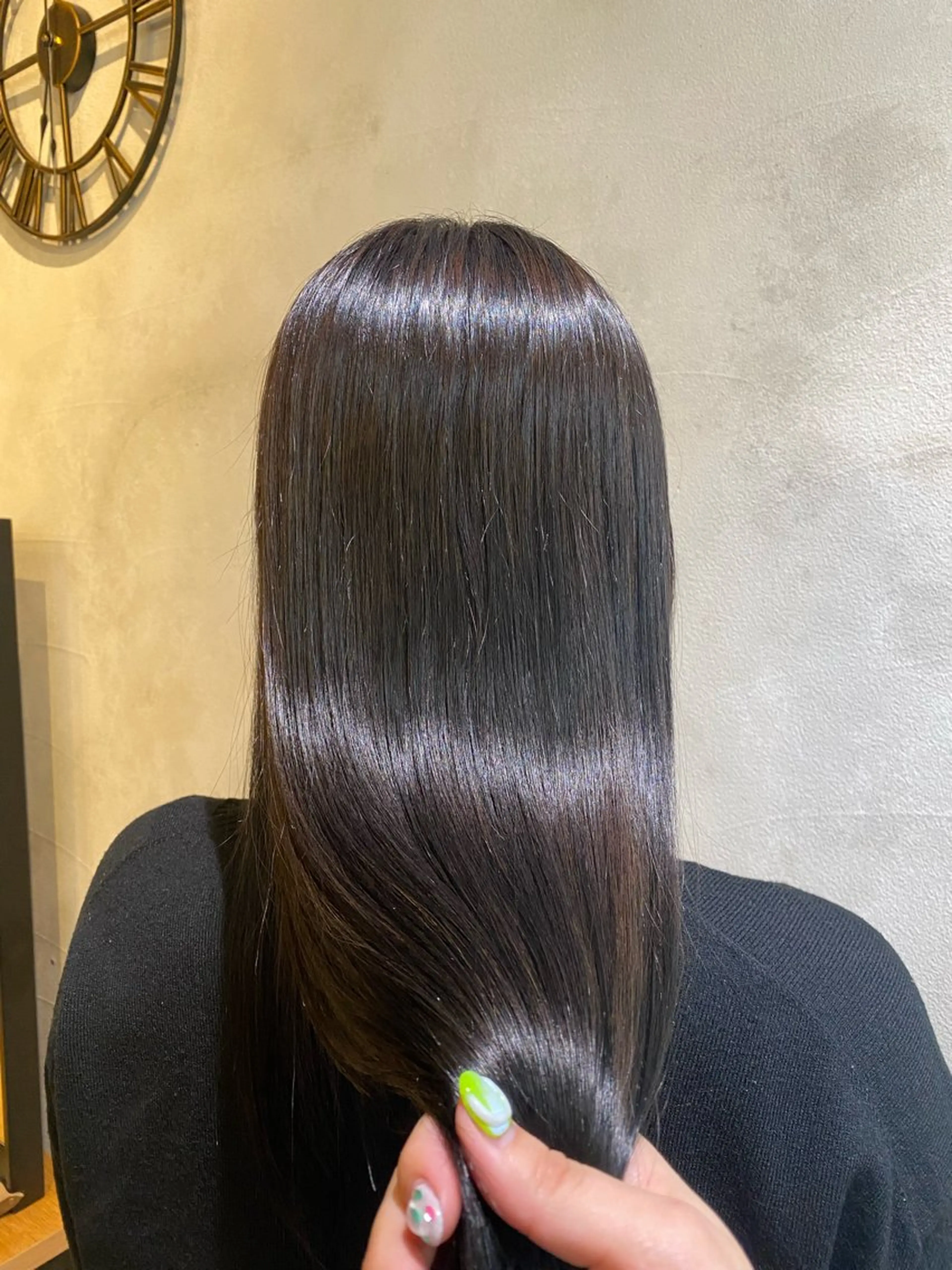 ロング カット 縮毛矯正 Jewel  Box東梅田所属・髪質改善サロン 梅田/ヨナミネのヘアスタイル