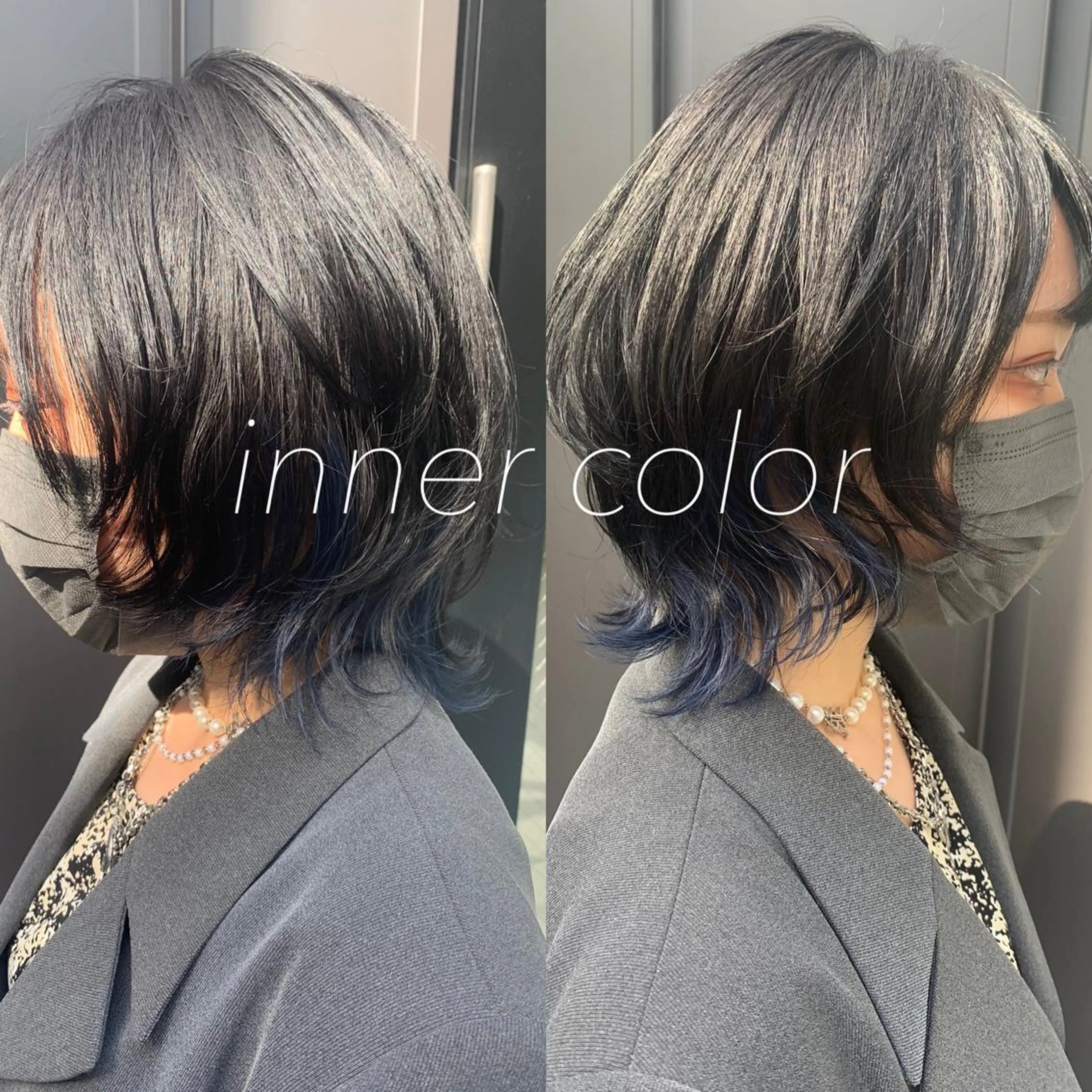ショート カラー インナーカラー ウルフカット レイヤーカット/艶髪 ✨💭KIRARIのヘアスタイル